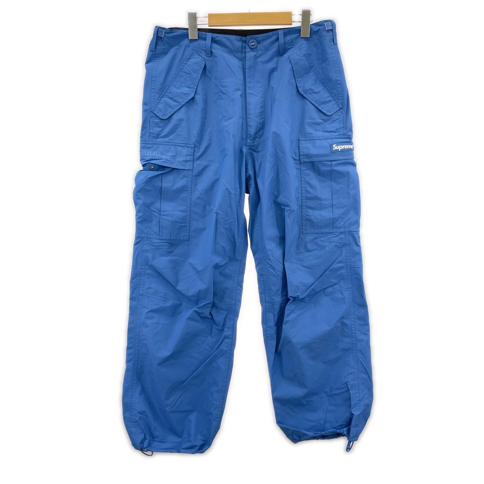 その他ボトムス gore tex paclite cargo pant 青 32 ブルー