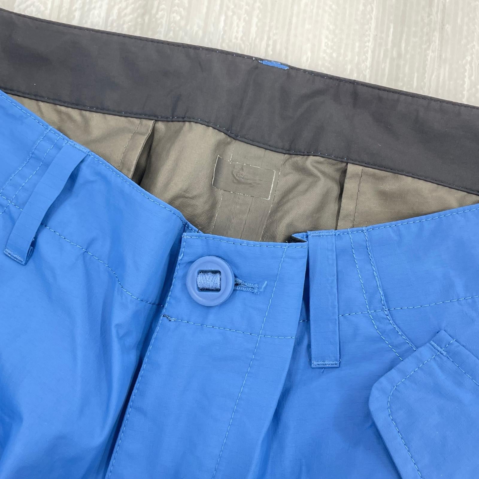 その他ボトムス gore tex paclite cargo pant 青 32 ブルー