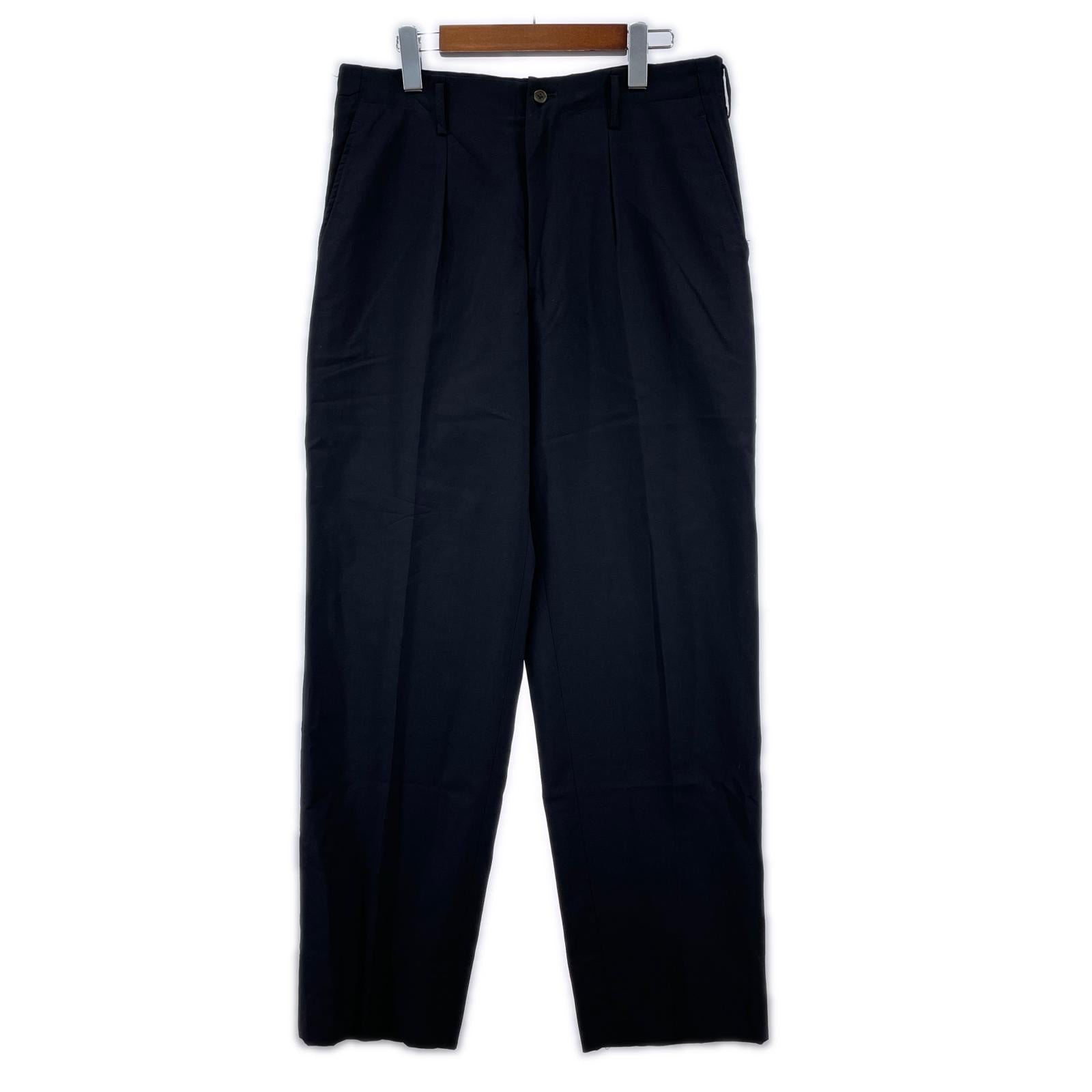 パンツ Y’s for men ウールギャバスラックス 2 黒 ブラック