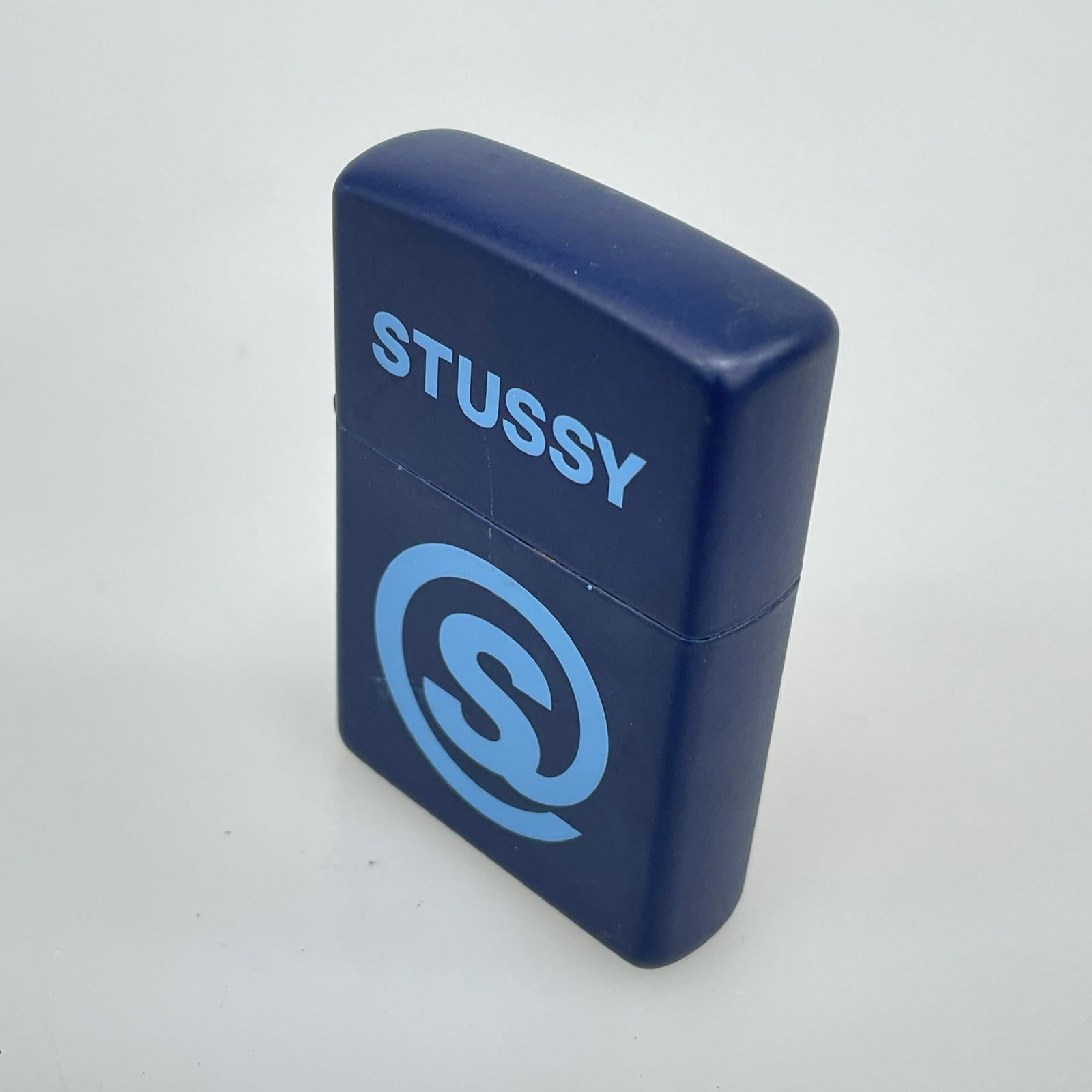 ライター STUSSY ZIPPO ネイビー