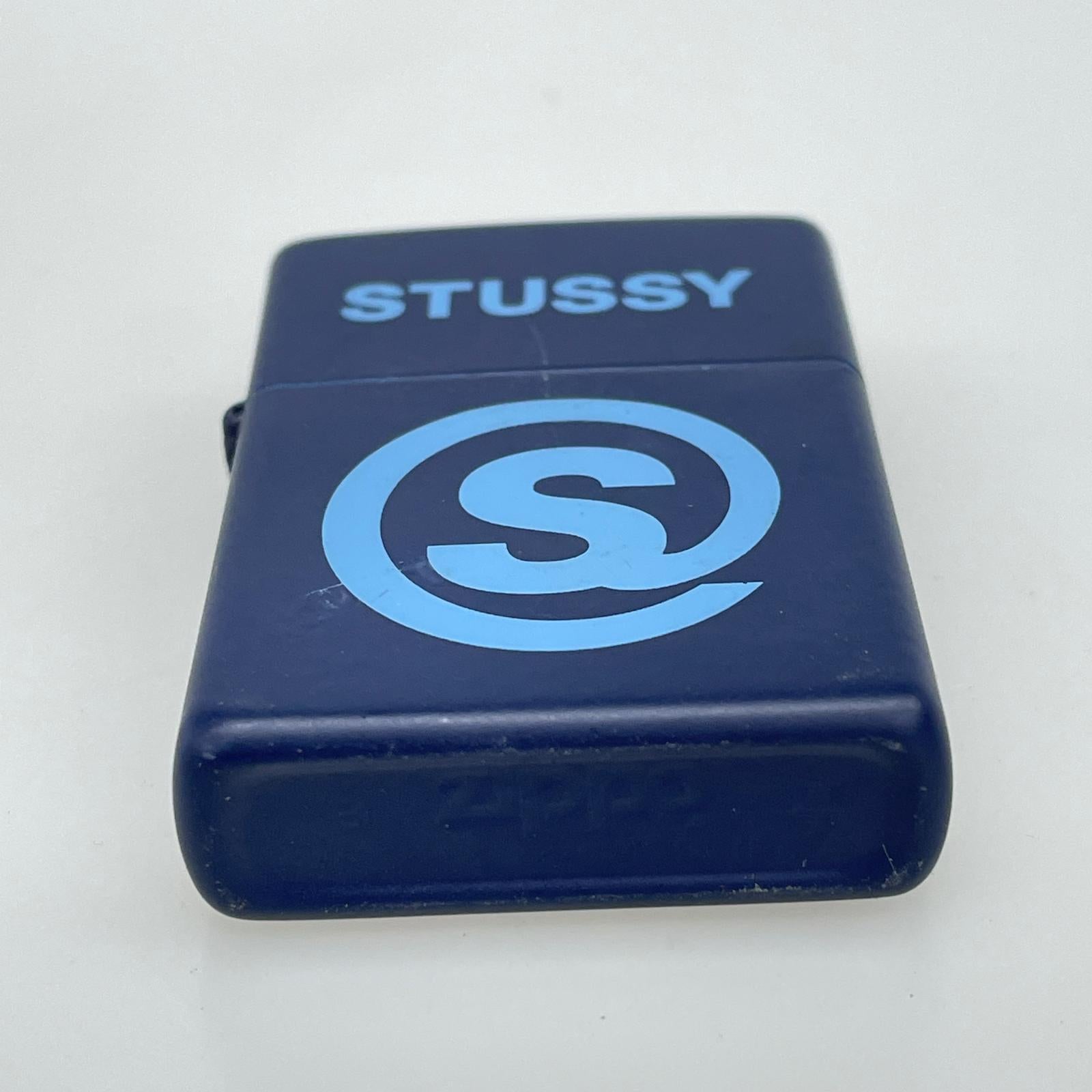ライター STUSSY ZIPPO ネイビー