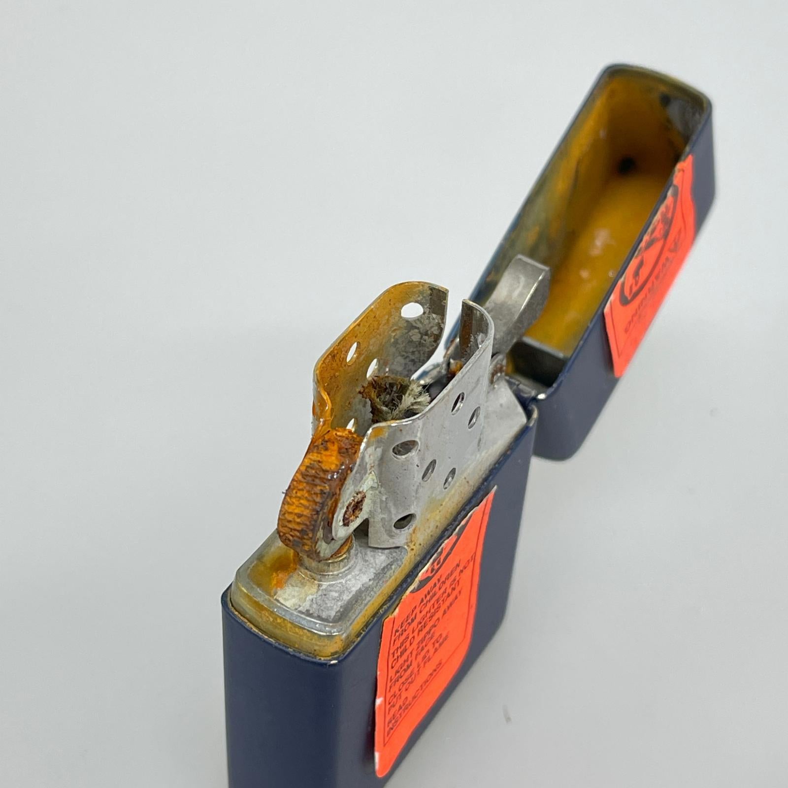 ライター STUSSY ZIPPO ネイビー