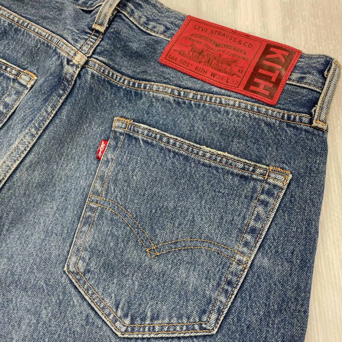 デニムパンツ KITH Levi's 501 w34×L32 34 ブルー