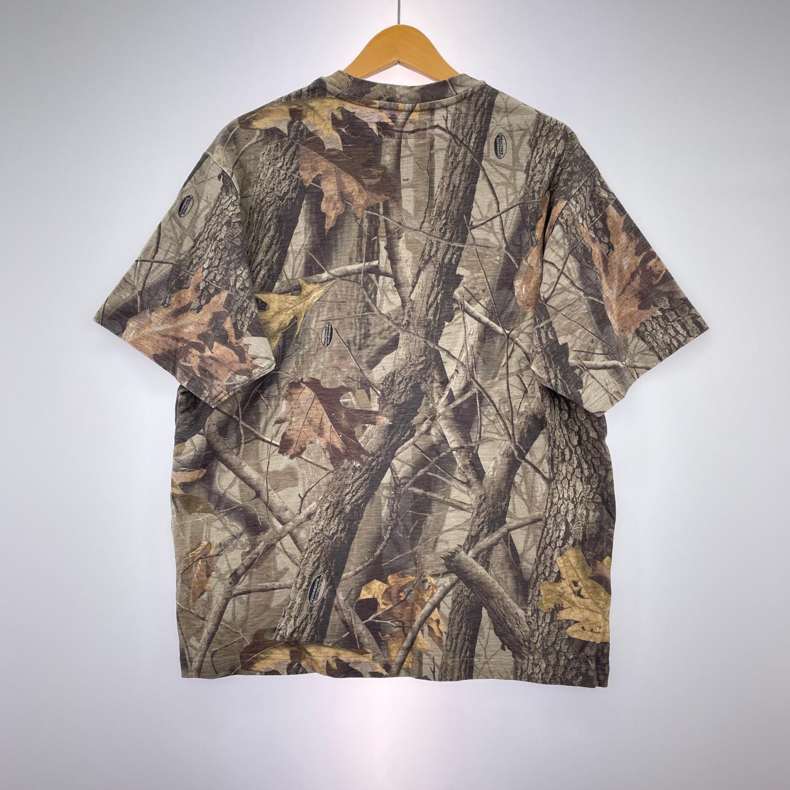 半袖Tシャツ S/S Pocket Tee Realtree Hardwoods Camo S ブラウン