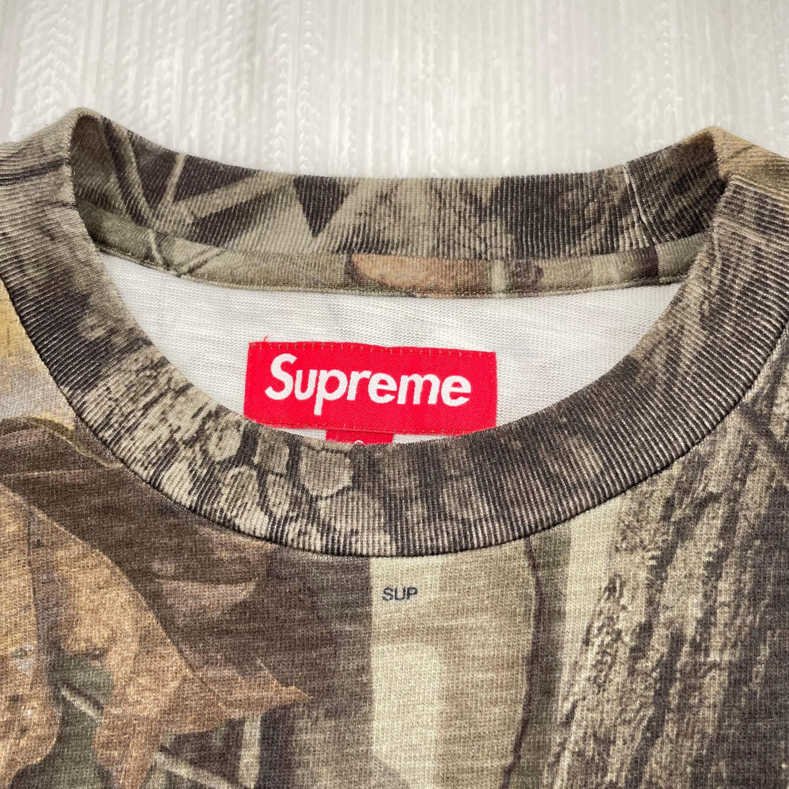 半袖Tシャツ S/S Pocket Tee Realtree Hardwoods Camo S ブラウン