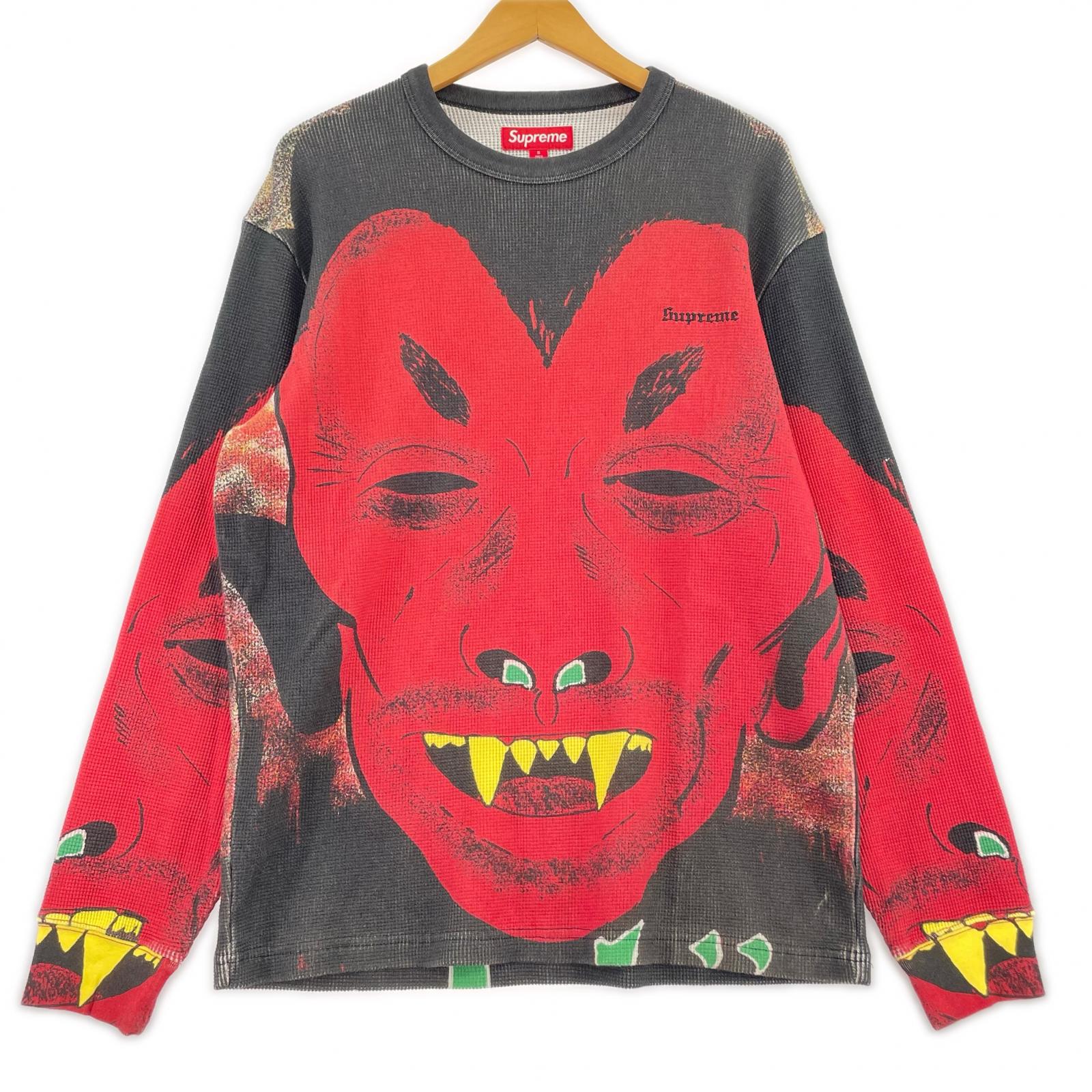 長袖Tシャツ Supreme ×Mike Kelley Thermal S マルチ S レッド