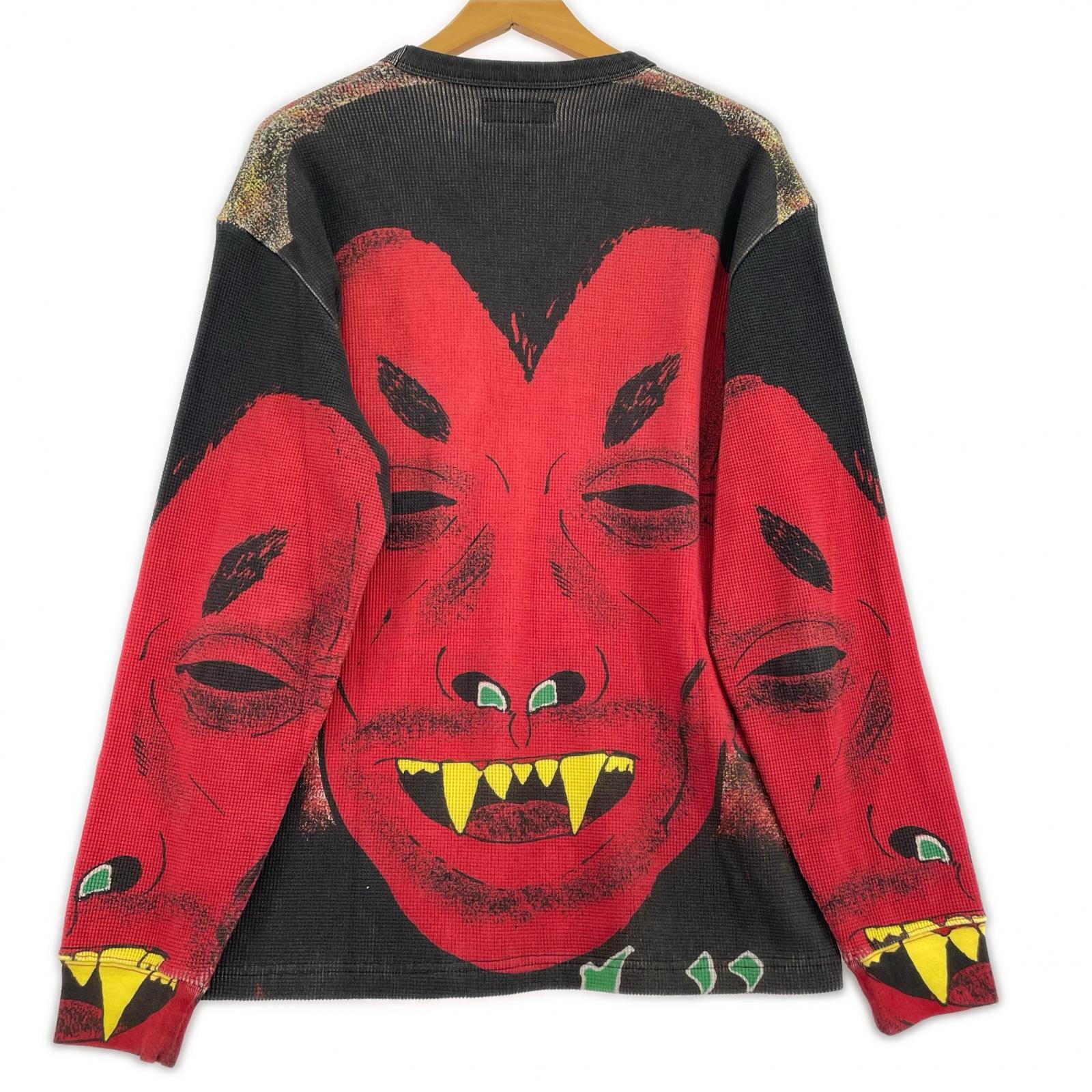 長袖Tシャツ Supreme ×Mike Kelley Thermal S マルチ S レッド