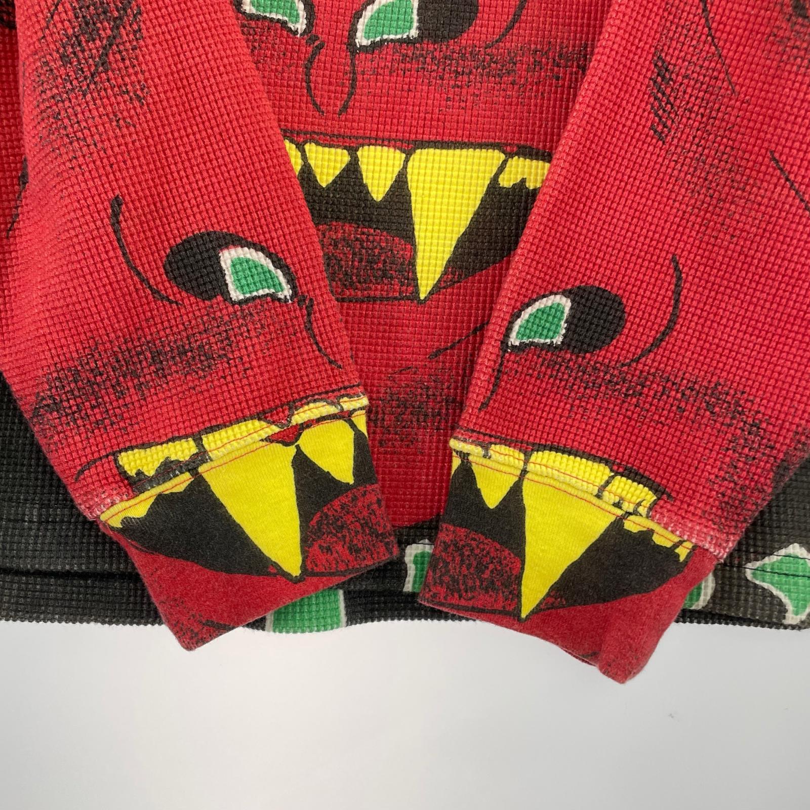 長袖Tシャツ Supreme ×Mike Kelley Thermal S マルチ S レッド