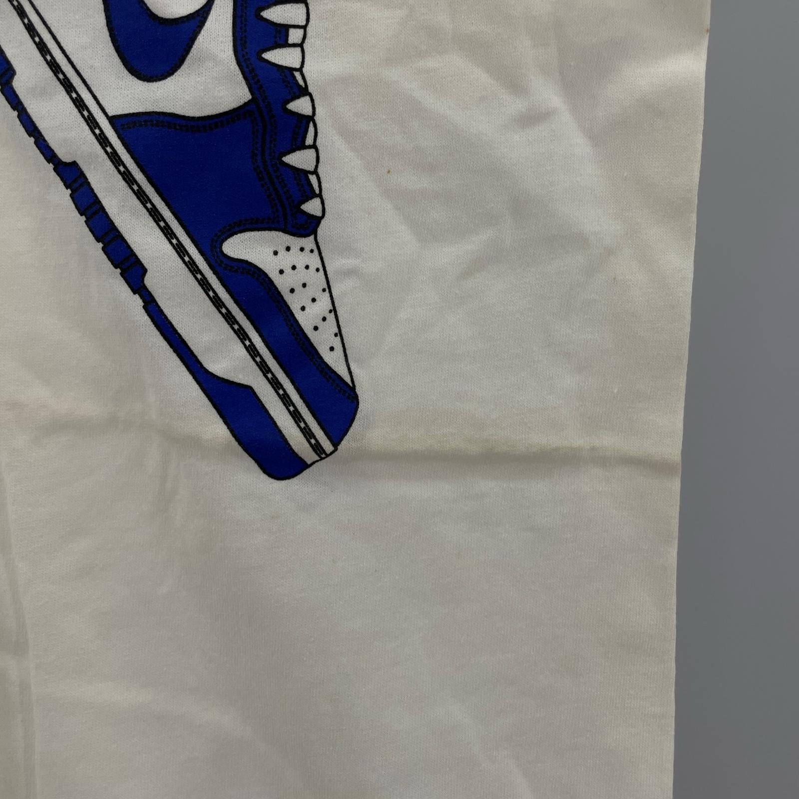 半袖Tシャツ NIKE 90s Dunk over shoulder 青 (L) L ホワイト