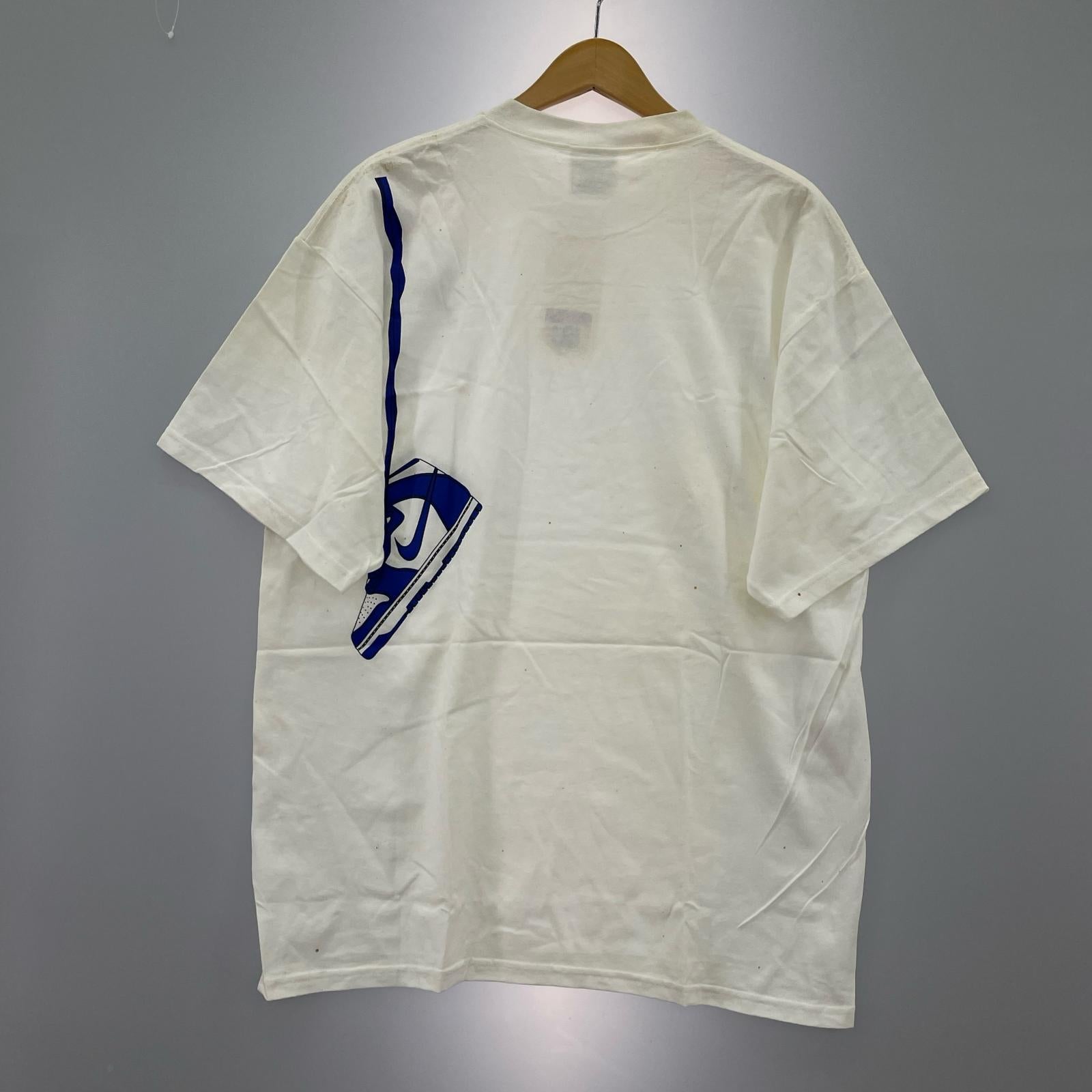 半袖Tシャツ NIKE 90s Dunk over shoulder 青 (L) L ホワイト