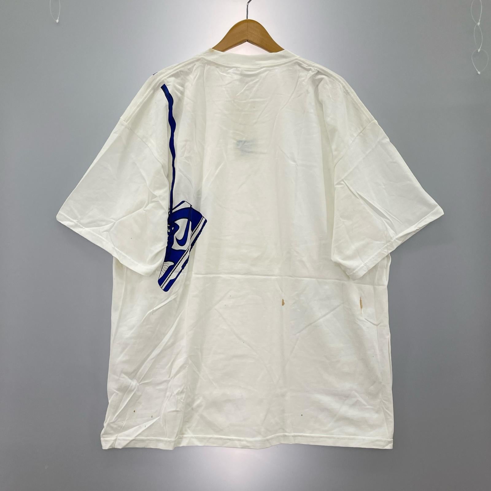 半袖Tシャツ NIKE 90s Dunk over the shoulder 青 (XL) ホワイト