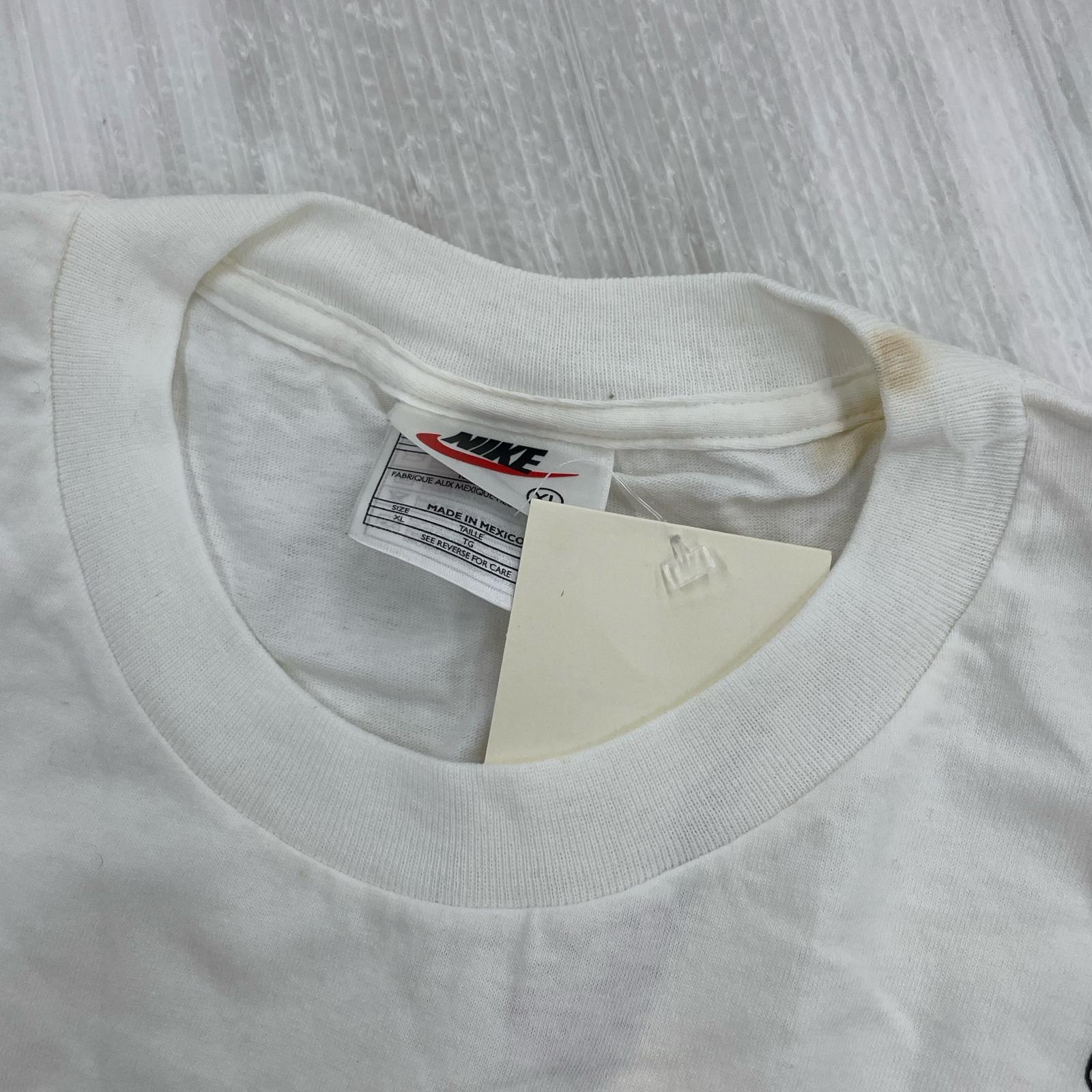 半袖Tシャツ NIKE 90s Dunk over the shoulder 青 (XL) ホワイト