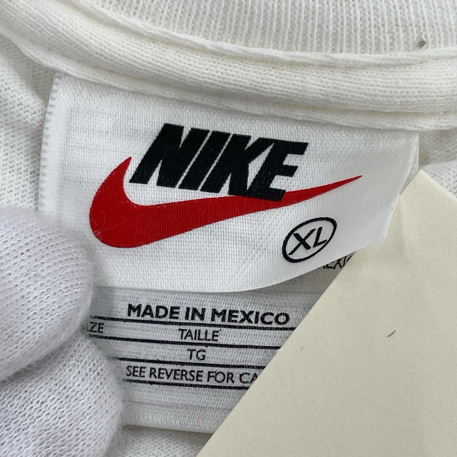 半袖Tシャツ NIKE 90s Dunk over the shoulder 青 (XL) ホワイト