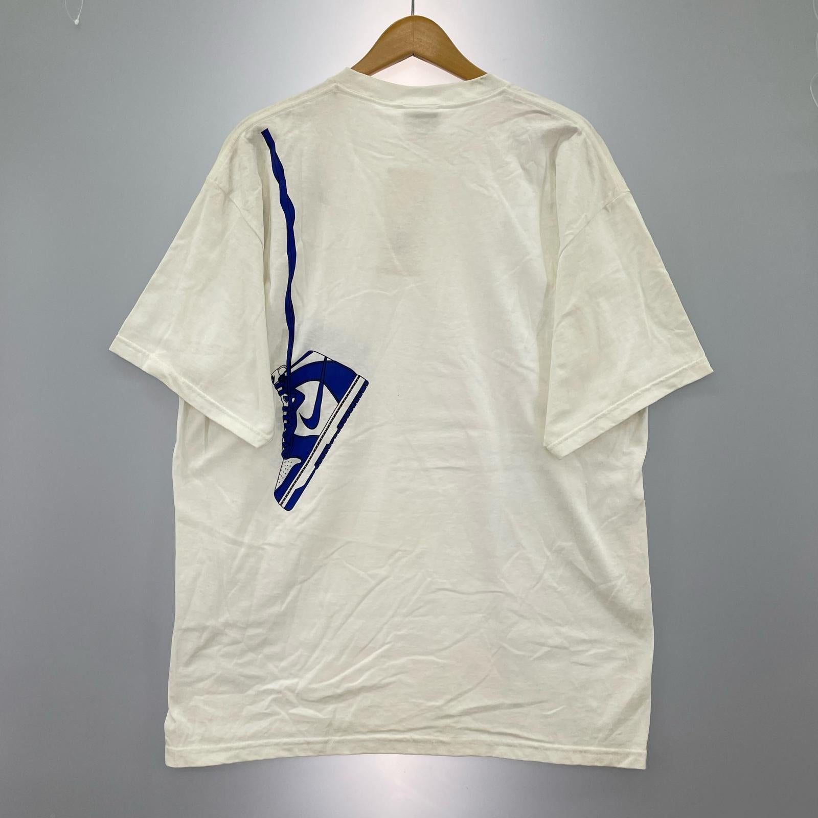半袖Tシャツ NIKE 90s Dunk over the shoulder 青 (L) L ホワイト