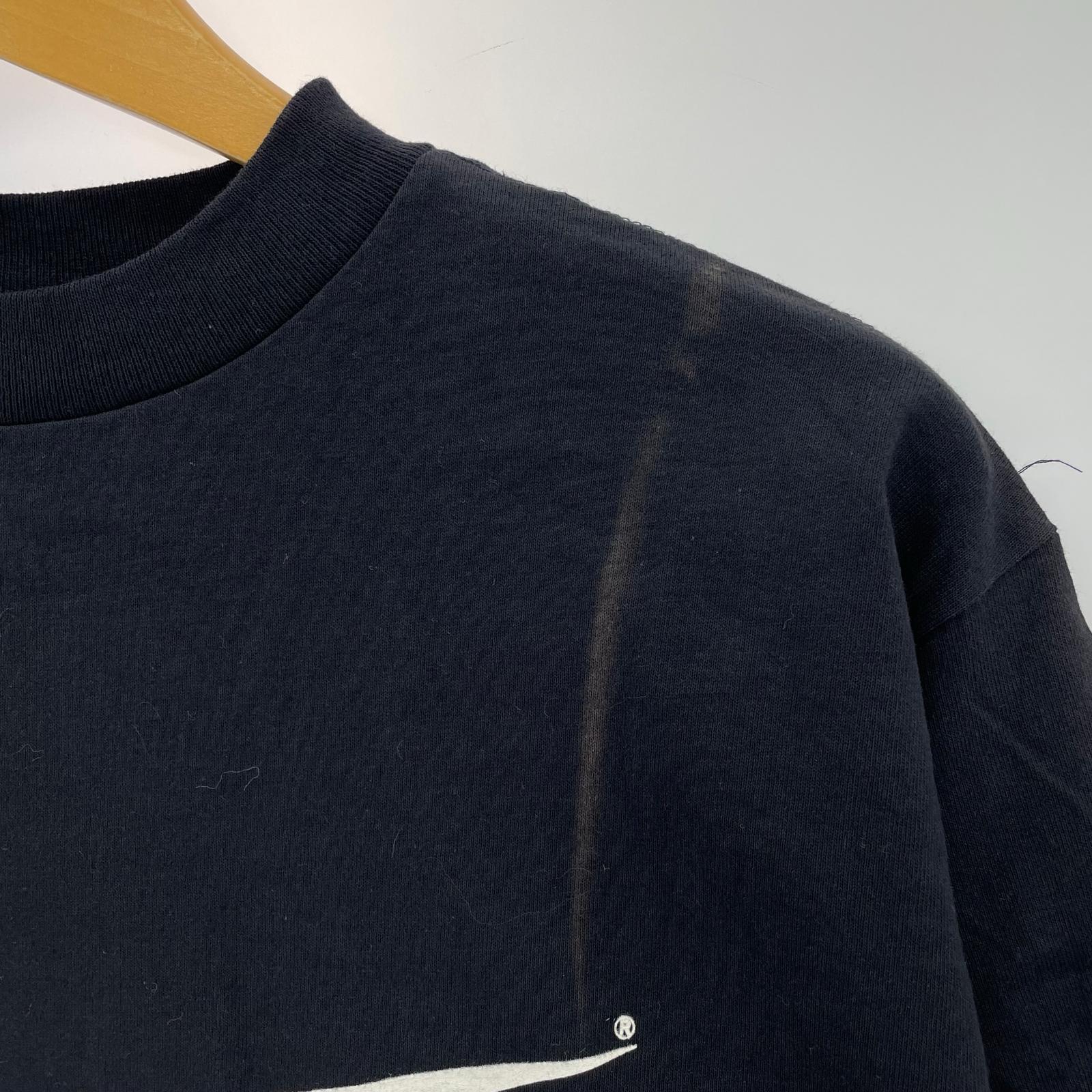 半袖Tシャツ NIKE 90s フロントスウォシュ (M) M ブラック
