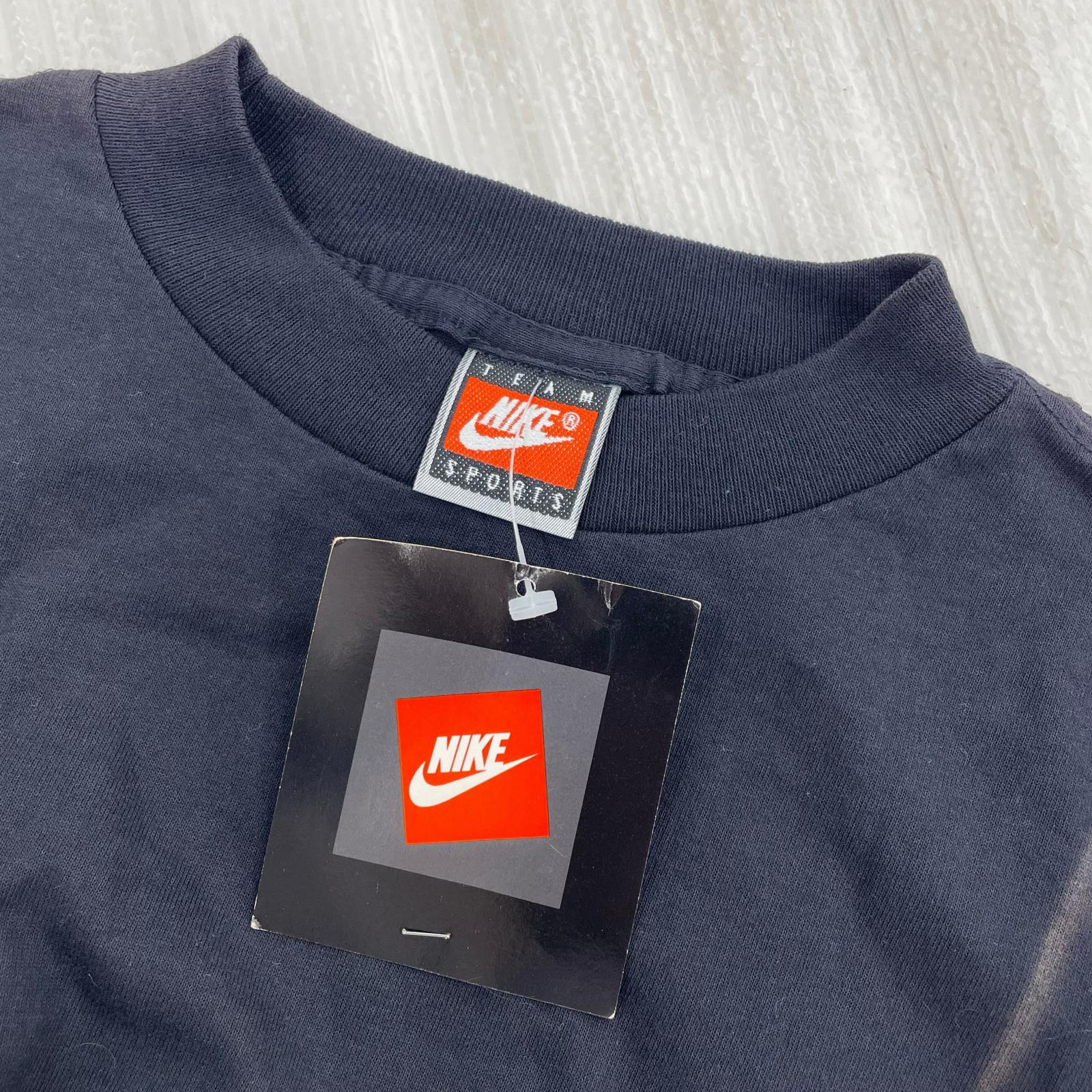 半袖Tシャツ NIKE 90s フロントスウォシュ (M) M ブラック