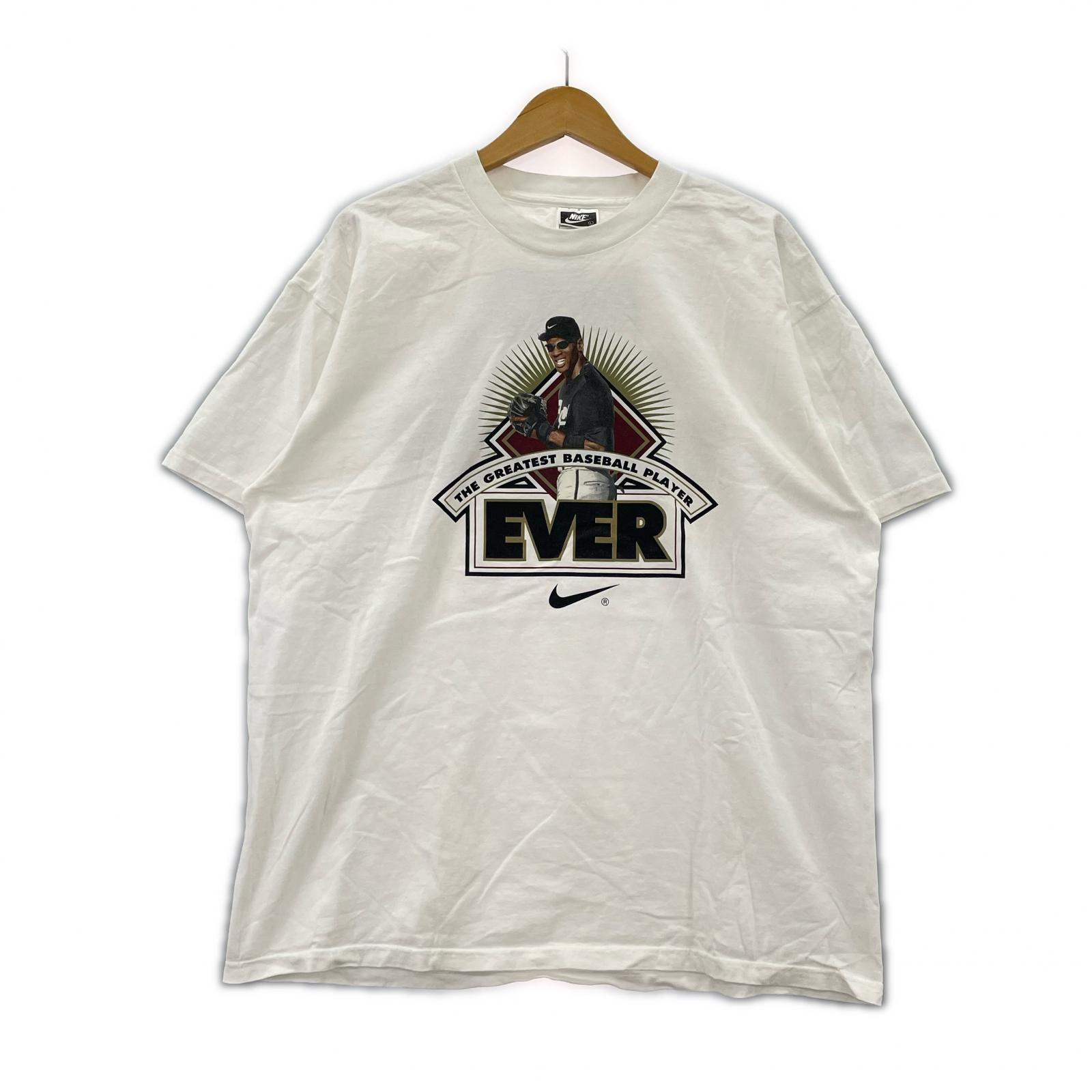 半袖シャツ NIKE 90s USA製 BASEBALL JORDAN (L) L ホワイト