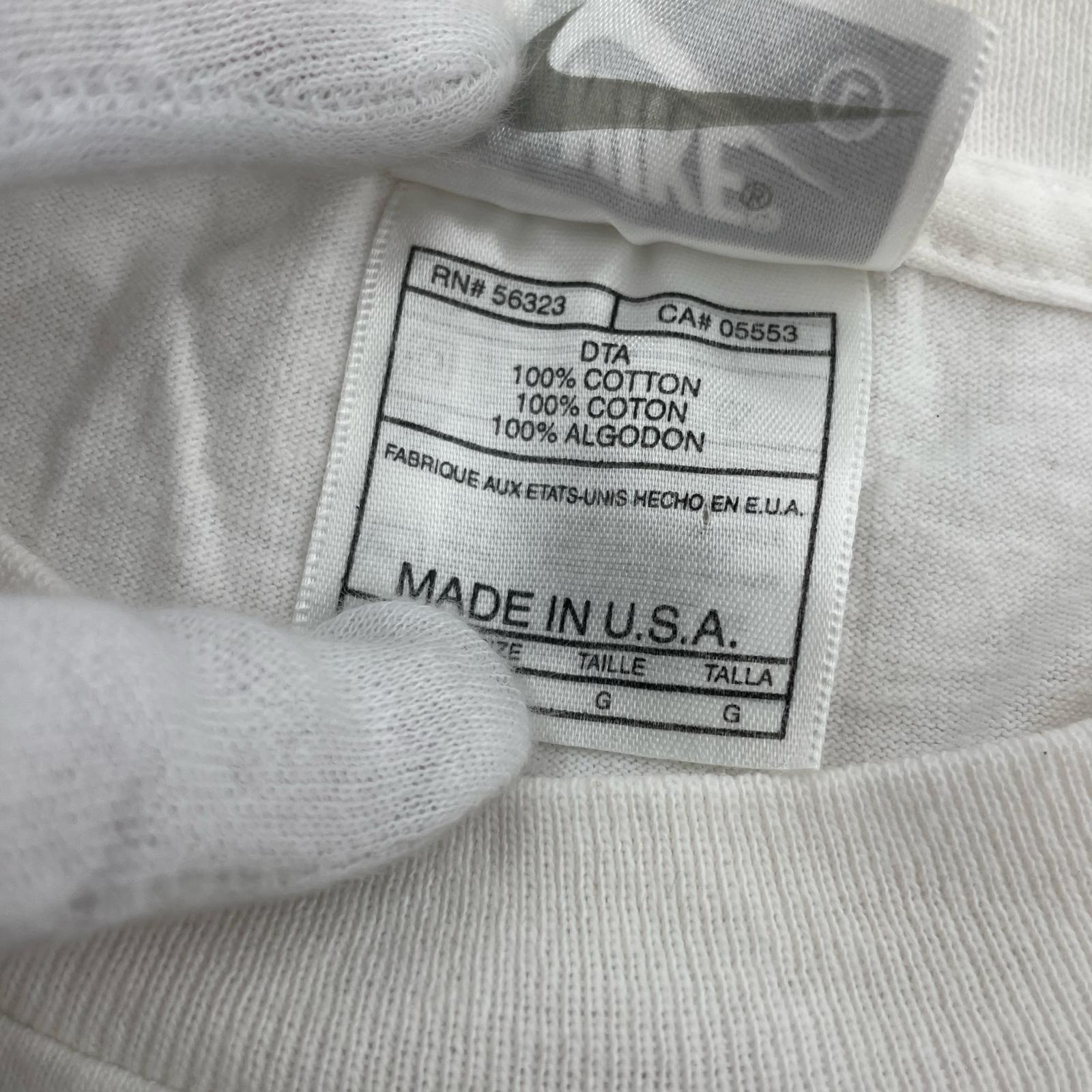 半袖シャツ NIKE 90s USA製 BASEBALL JORDAN (L) L ホワイト