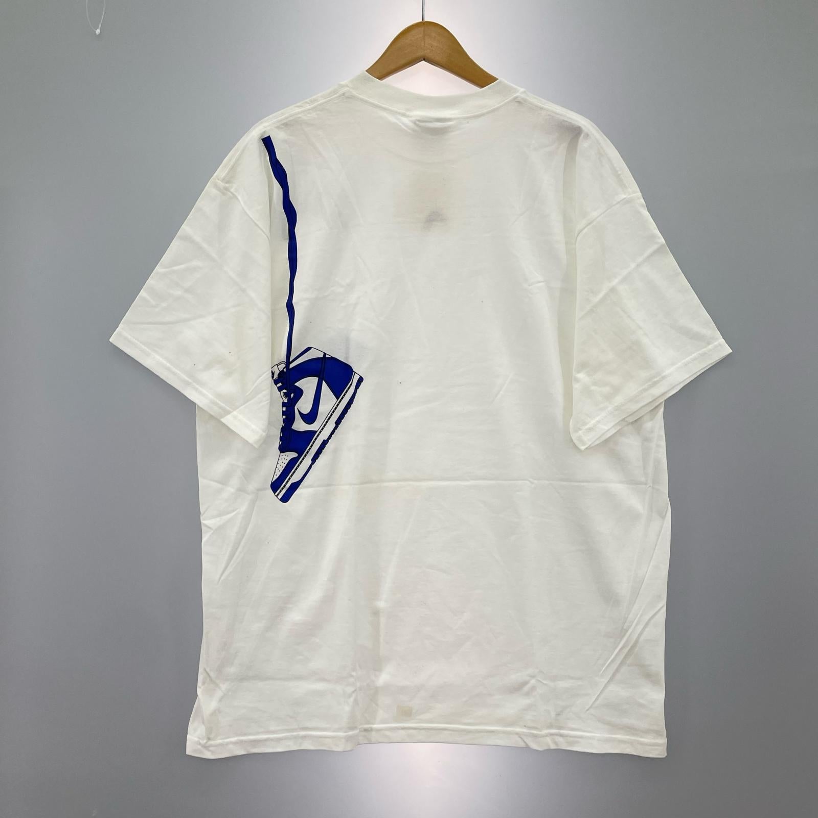 半袖Tシャツ NIKE 90s Dunk over the shoulder 青 (L) L ホワイト