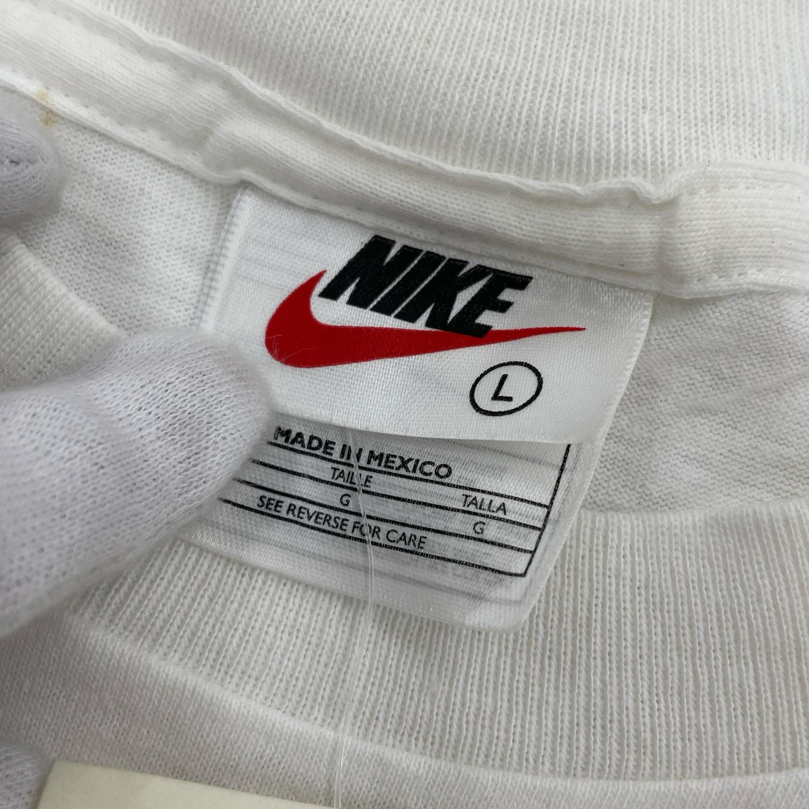 半袖Tシャツ NIKE 90s Dunk over the shoulder 青 (L) L ホワイト