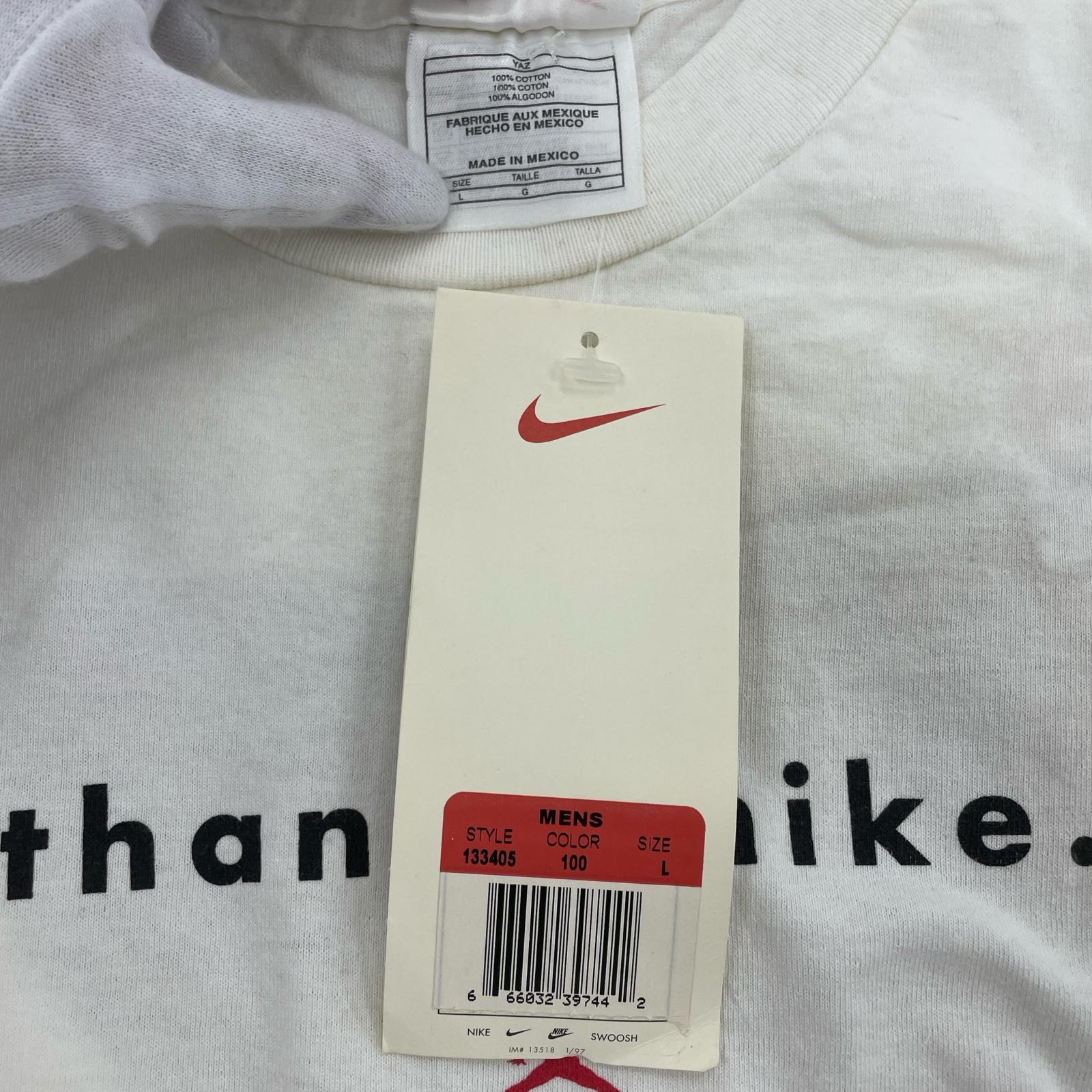 半袖Tシャツ NIKE 90s thanks mike. (L) L ホワイト