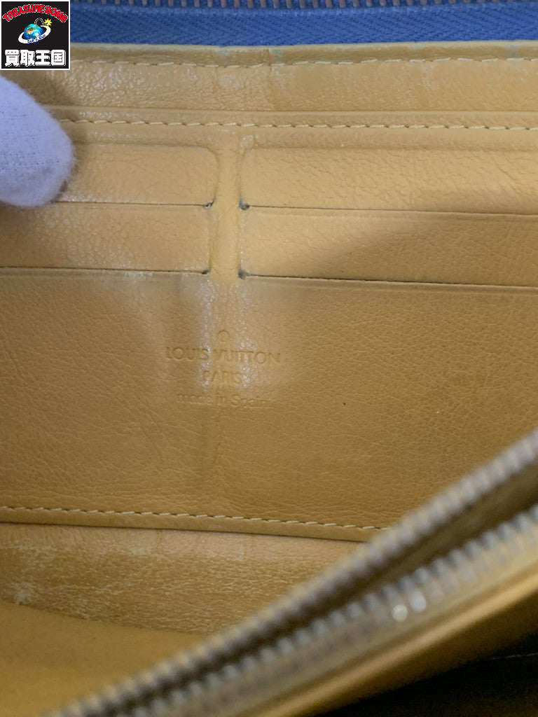 LV モノグラム デニム長財布