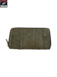 LV モノグラム デニム長財布