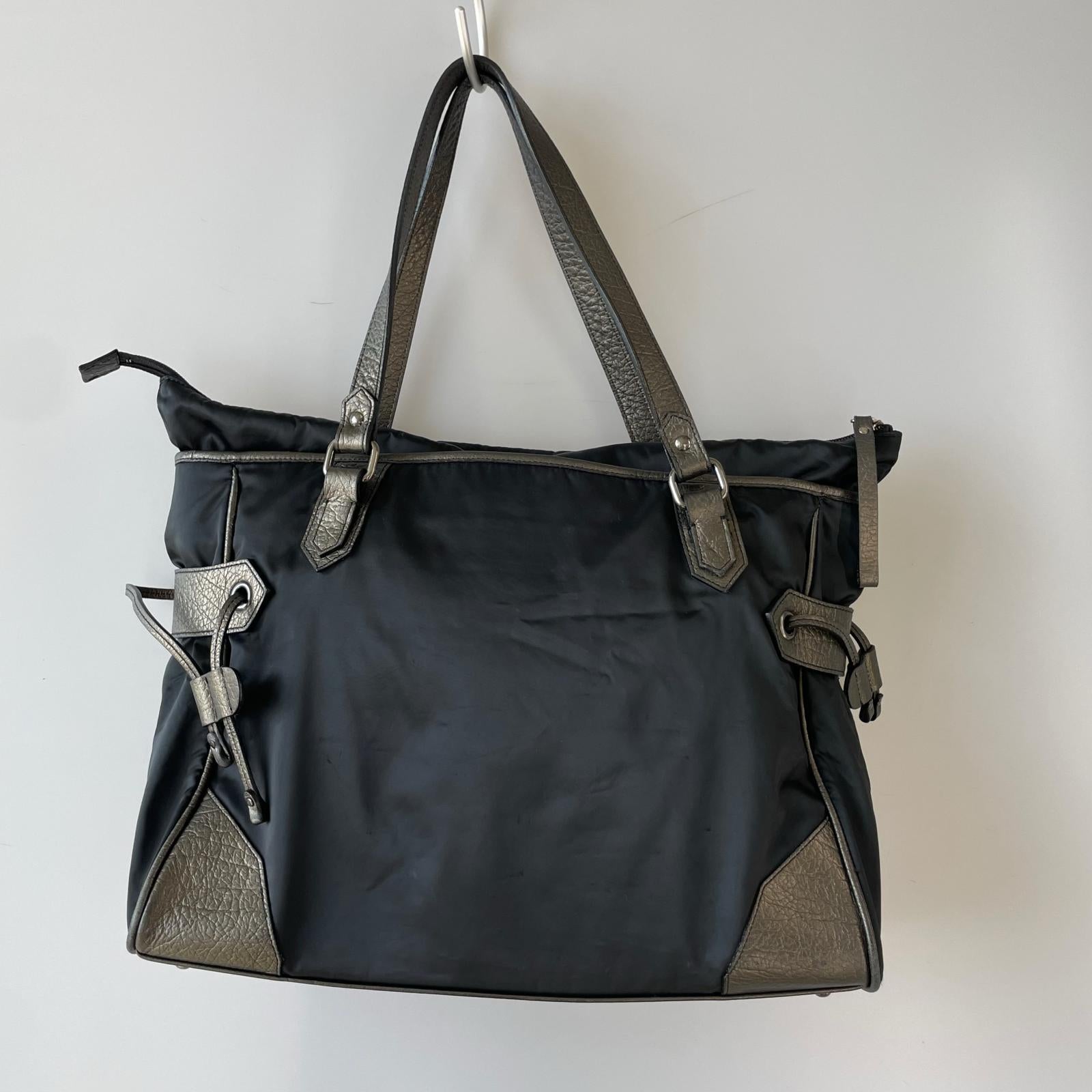 ショルダーバッグ ナイロントート BLK ブラック
