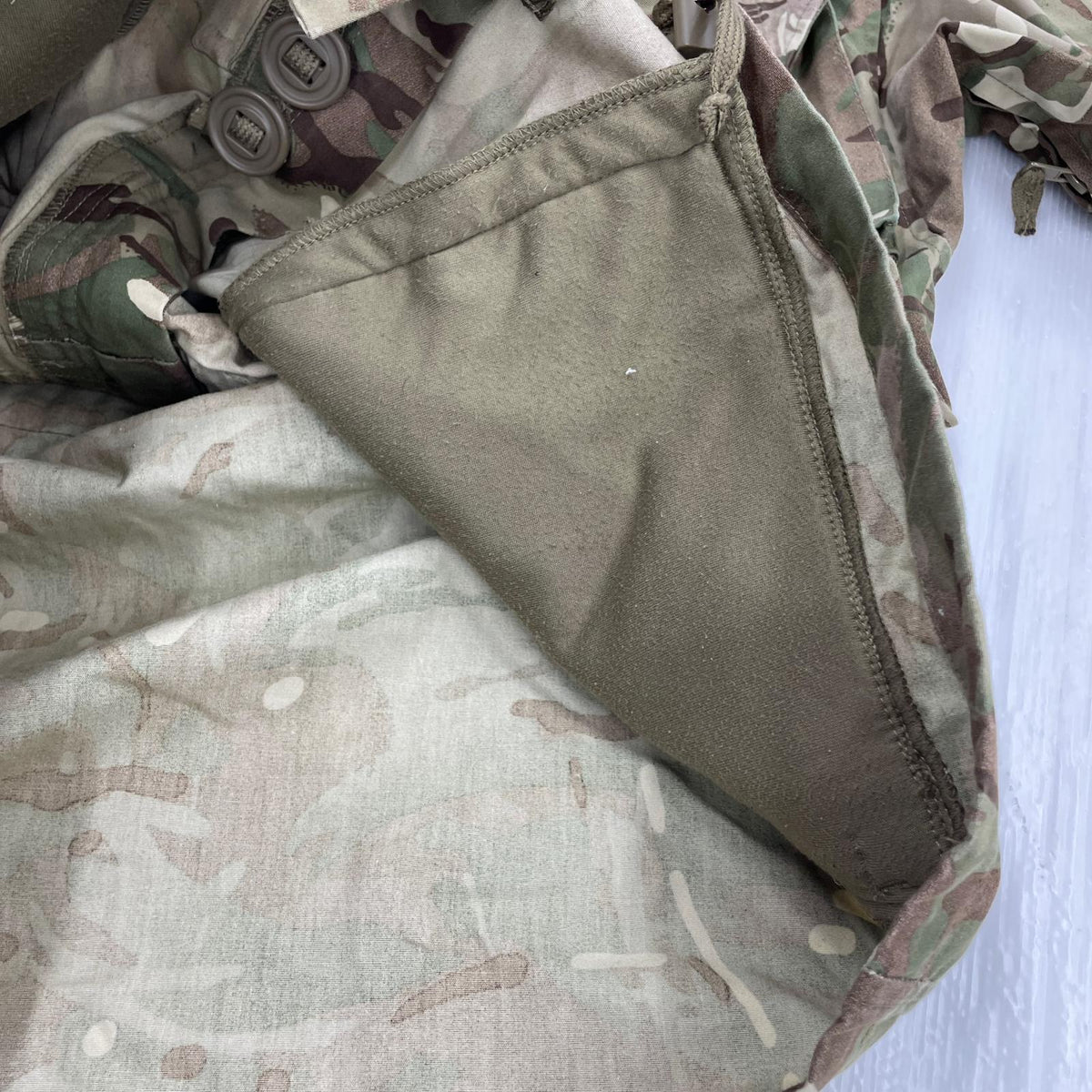 ミリタリージャケット イギリス軍 MTP迷彩 ウインドプルーフ コンバットスモック(170) ブラウン