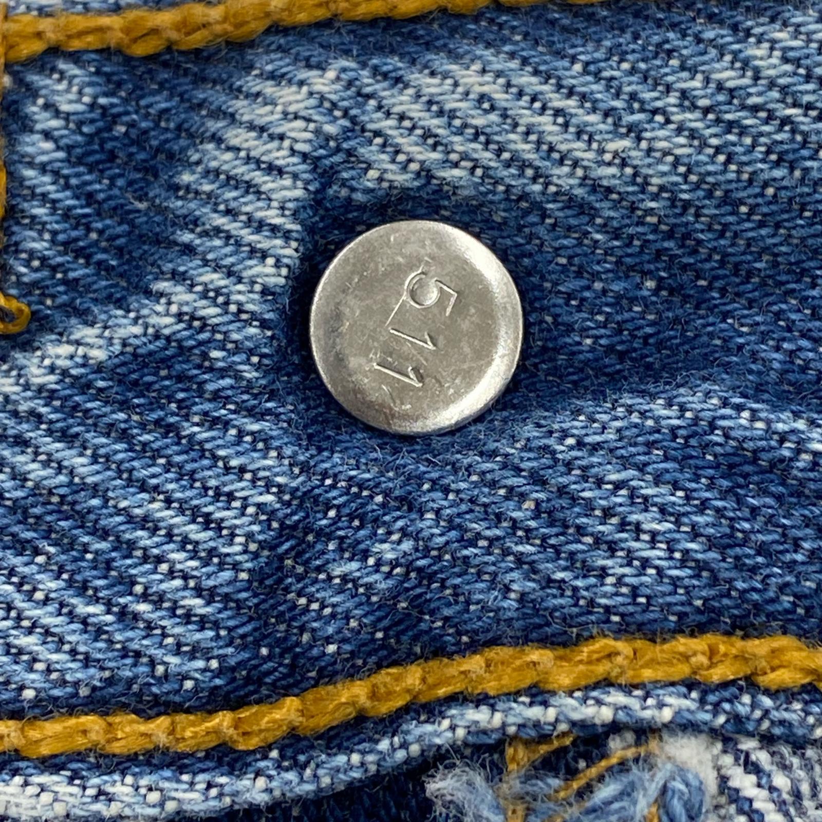 デニムパンツ 501/裏511/00s/USA製/薄青/