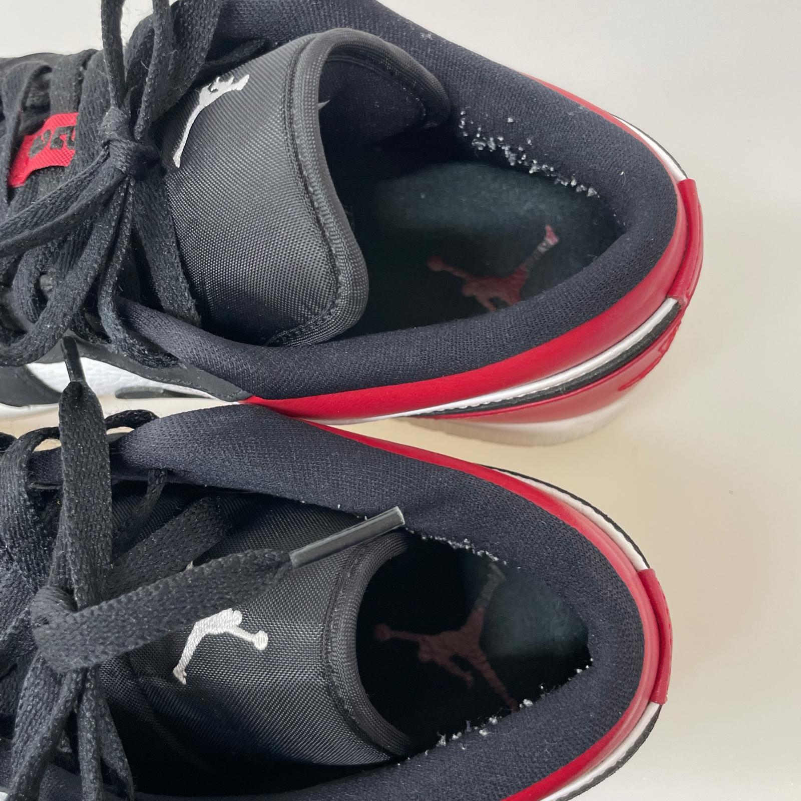 スニーカー Air Jordan 1 Low "Black Toe" 553558-116 26cm (US8 UK7 1/2 EU42)