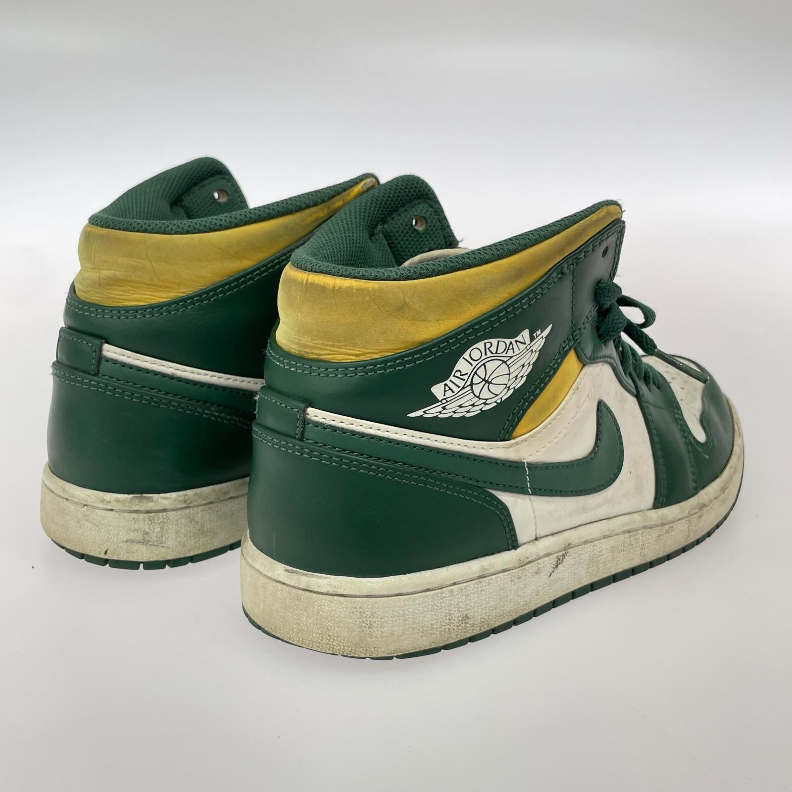 スニーカー Air Jordan 1 Mid Seattle Supersonics27cm 27cm (US9 UK8 1/2 EU44)