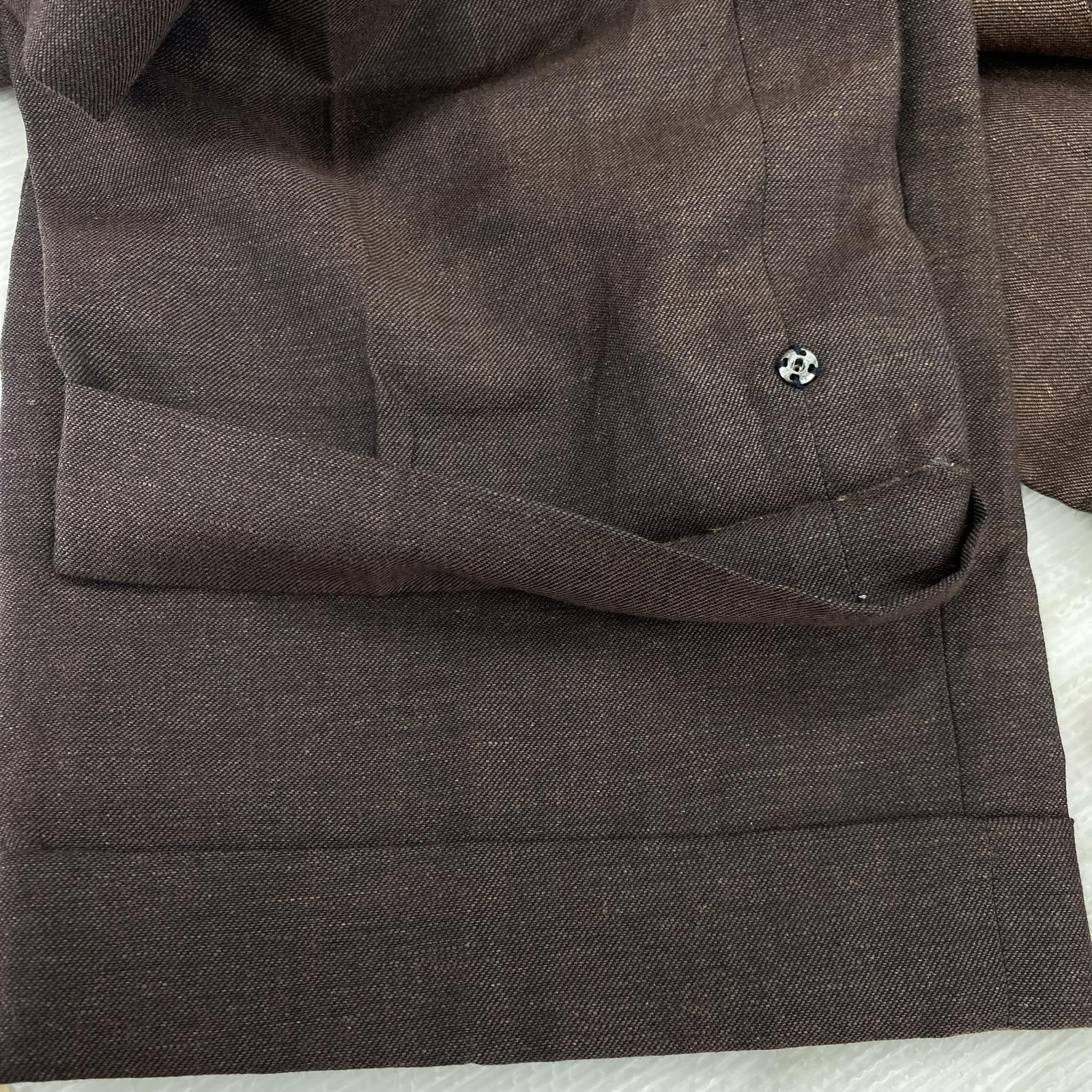 セットアップ ELLI ORMEZZANO スーツ上下 茶