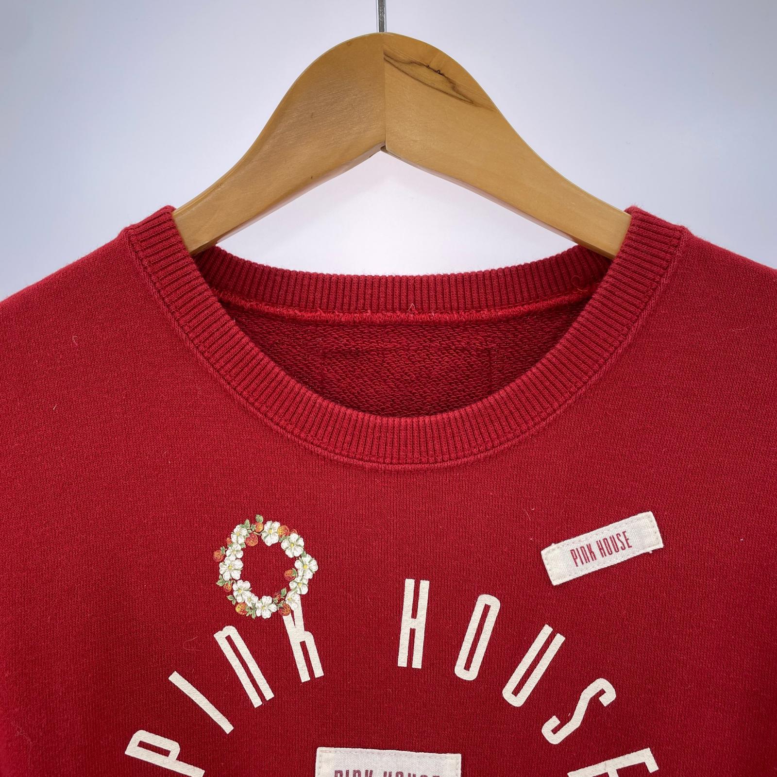 スウェット PINK HOUSE スウェット・トレーナー L レッド