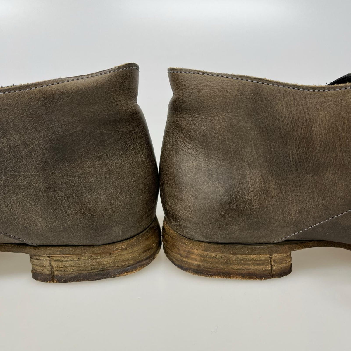 シューズ Portaill レザー ダービー シューズ 41 茶 41 ブラウン