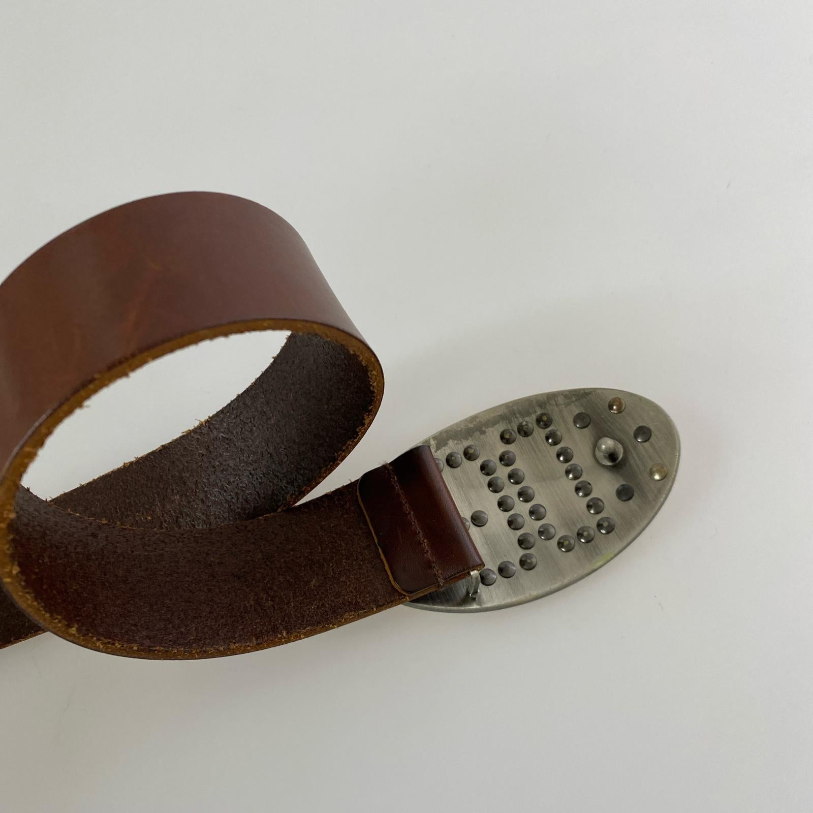その他アクセサリー レザーベルト ブラウン ブラウン