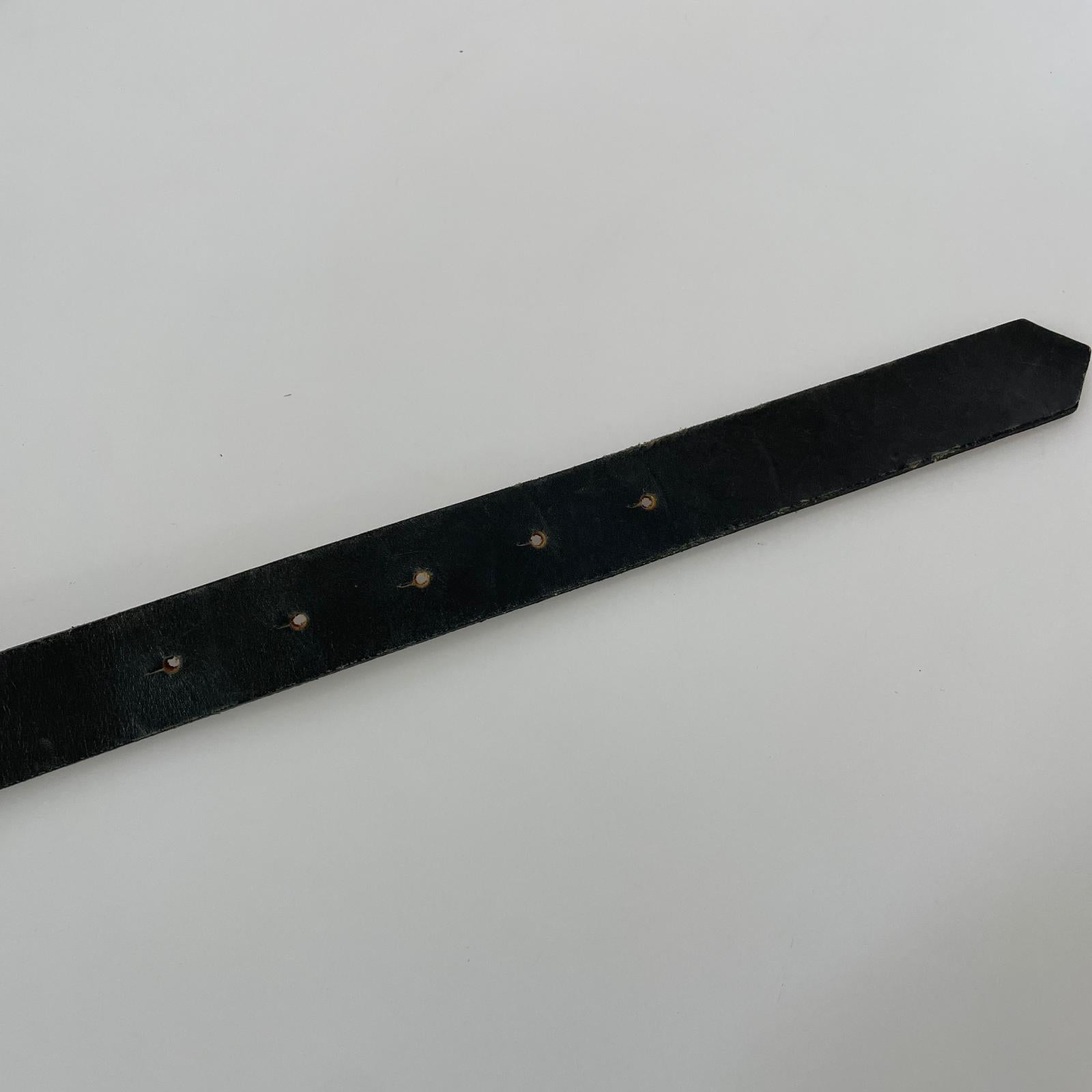 その他アクセサリー メタルパーツレザーベルト 黒 ブラック
