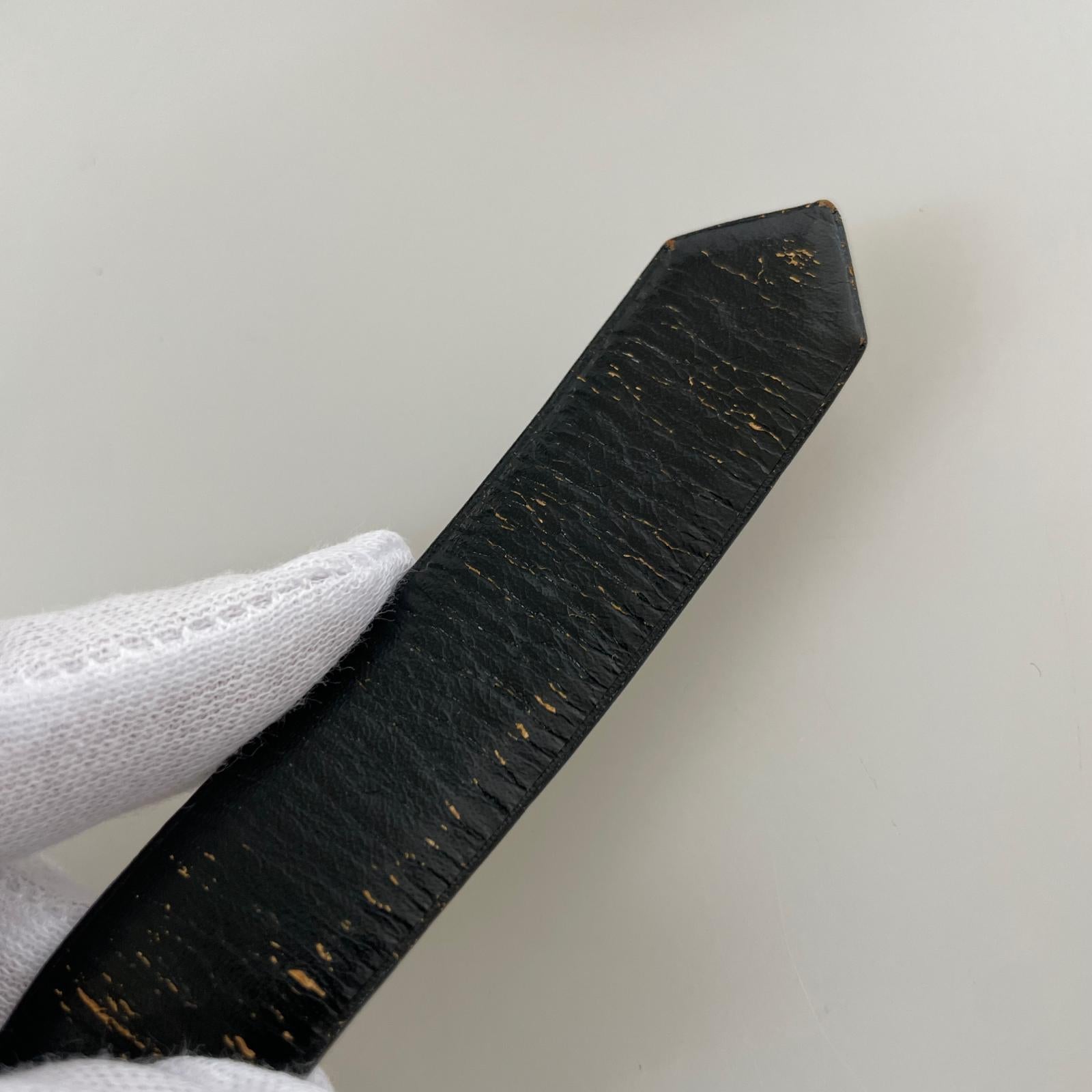 その他アクセサリー レザーナローベルト 黒 ブラック