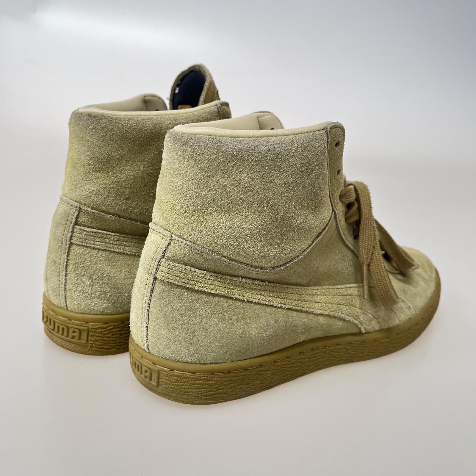 スニーカー SUEDE MID FOR DOORS ハイカット カーキ系 26cm (US8 UK7 1/2 EU42) ベージュ
