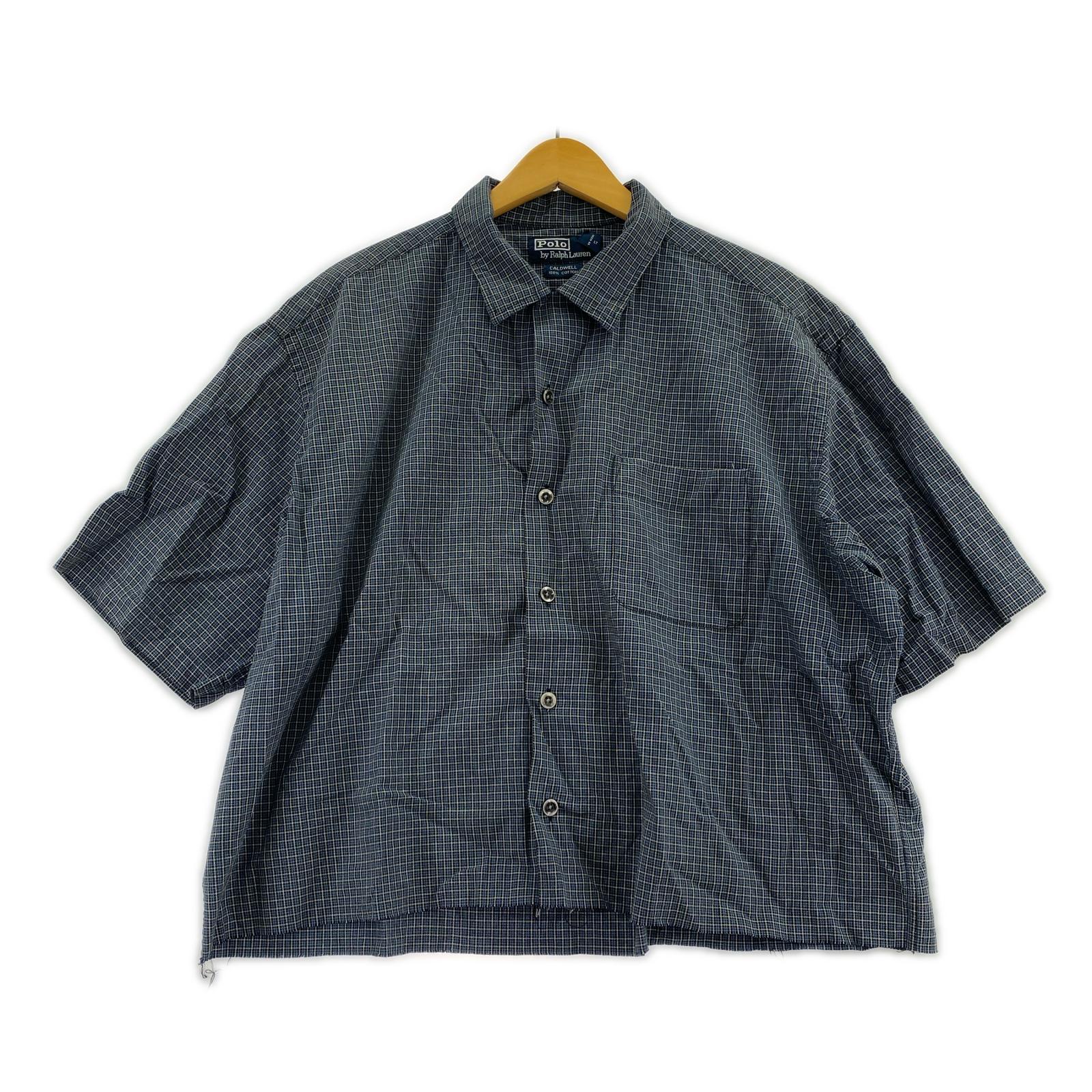 半袖シャツ 90s CALDWELL チェック カットオフ (XL)