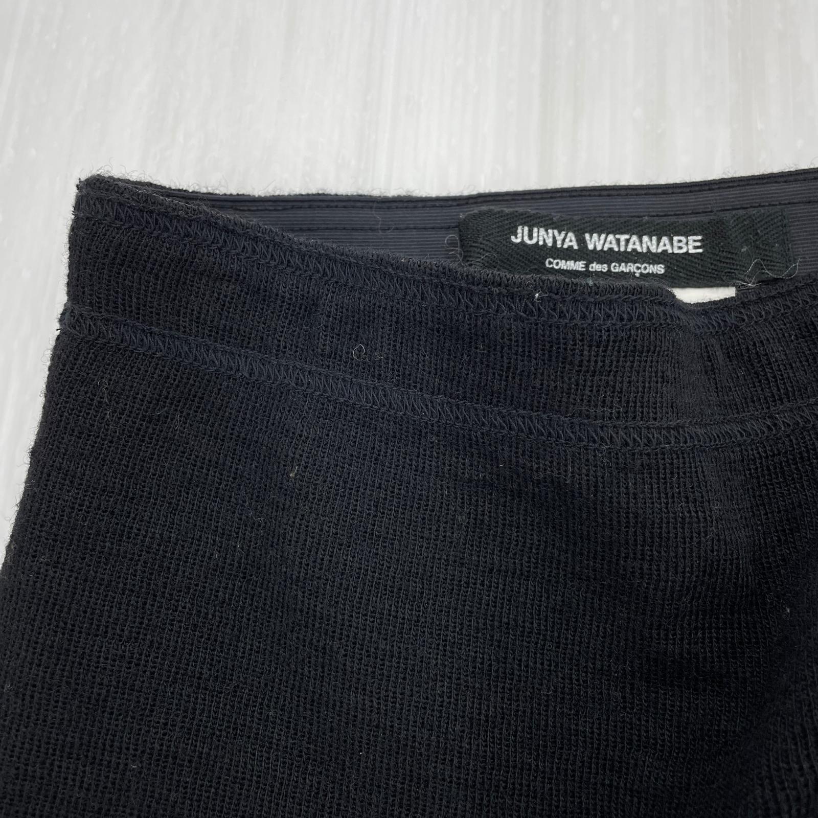 スカート 10AW ティアードチュールレイヤード ニットスカート 黒 S ブラック