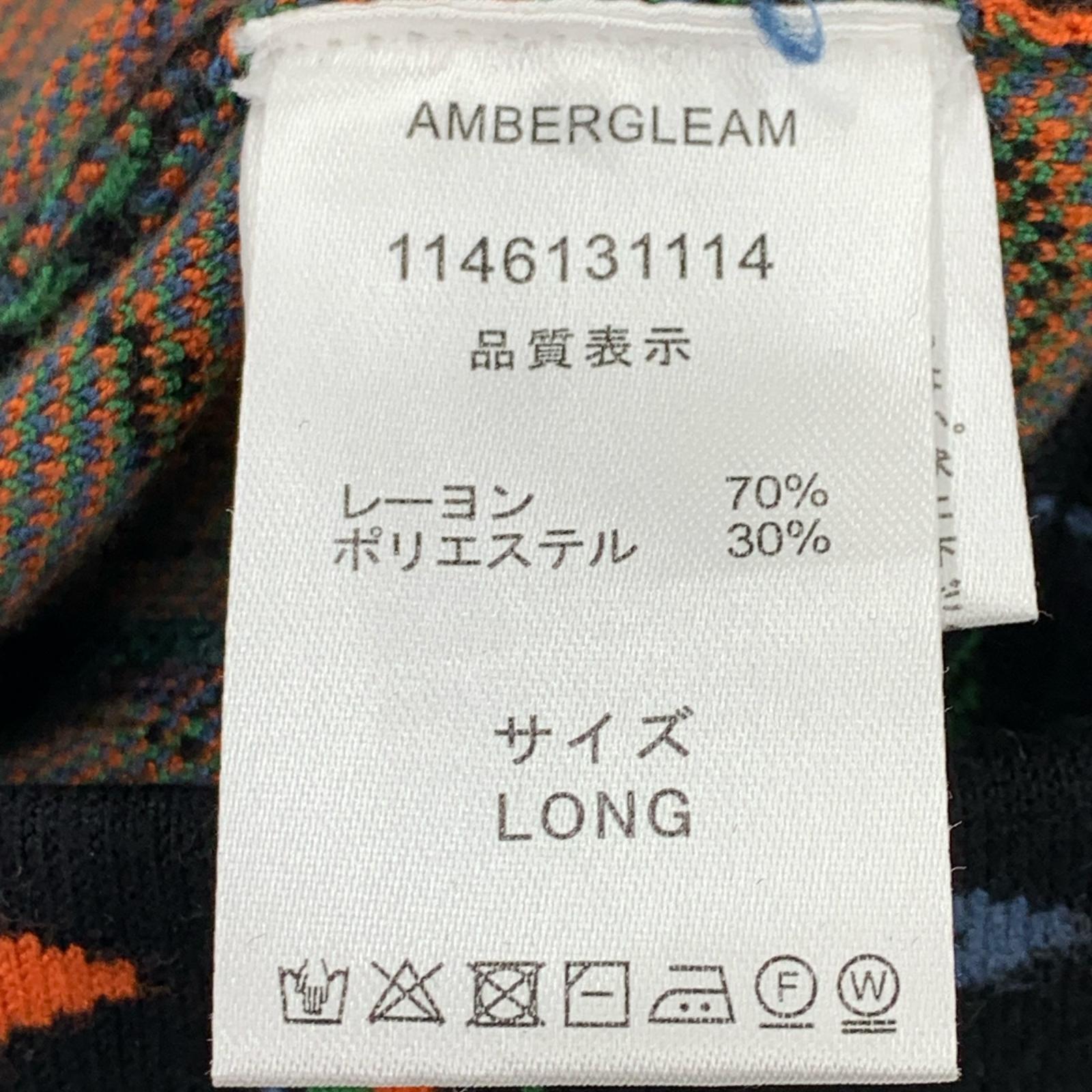 ジャケット AMBERGLEAM ジャガードニットジャケット ブラック ブラック
