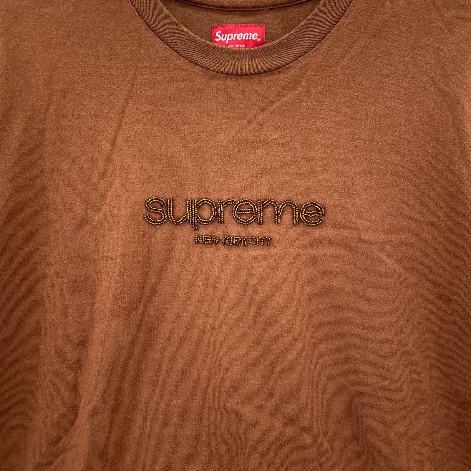 半袖Tシャツ classic logo NEW YORKCITY 茶 M M