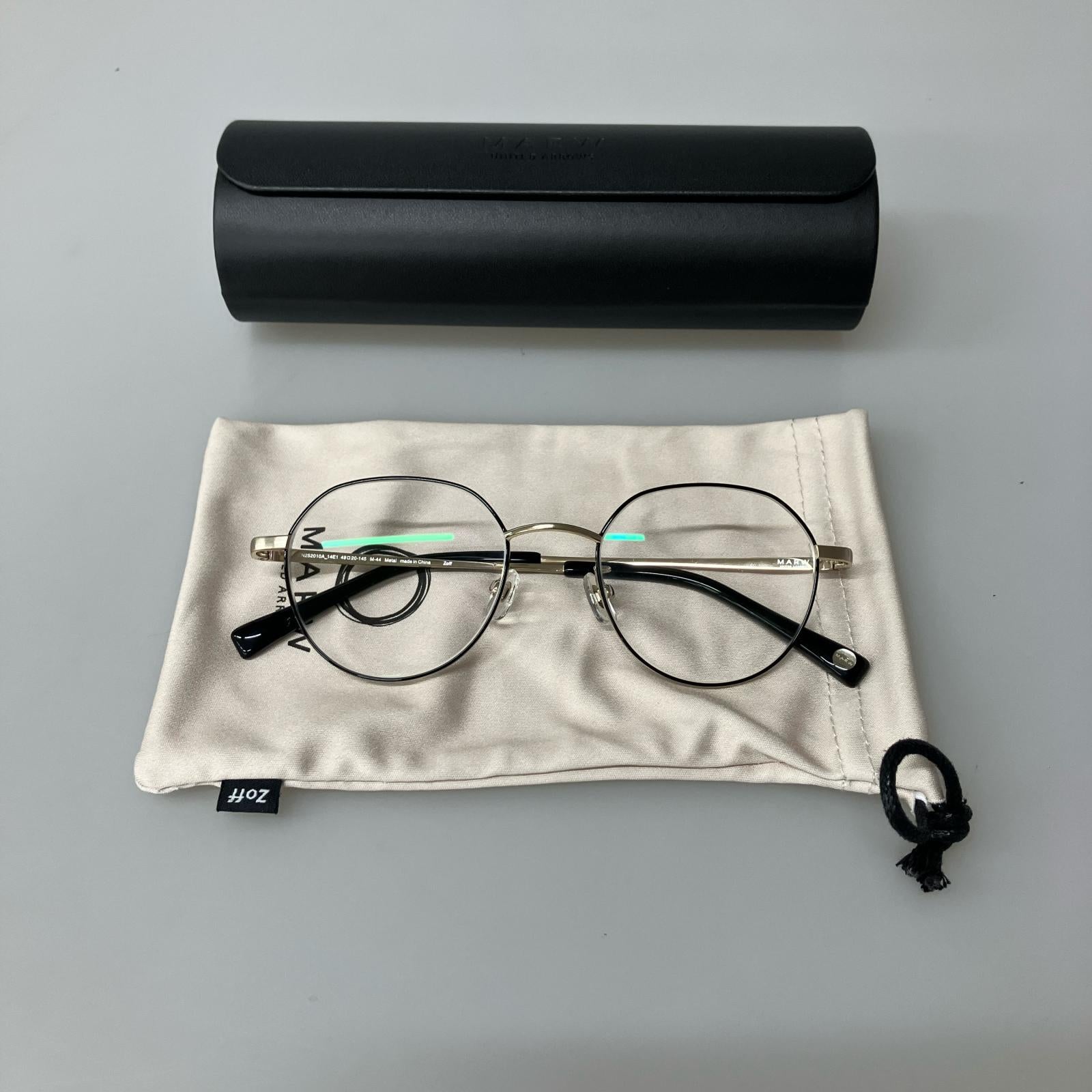 その他アクセサリー Zoff × MARW UNITED ARROWS 眼鏡 シルバー