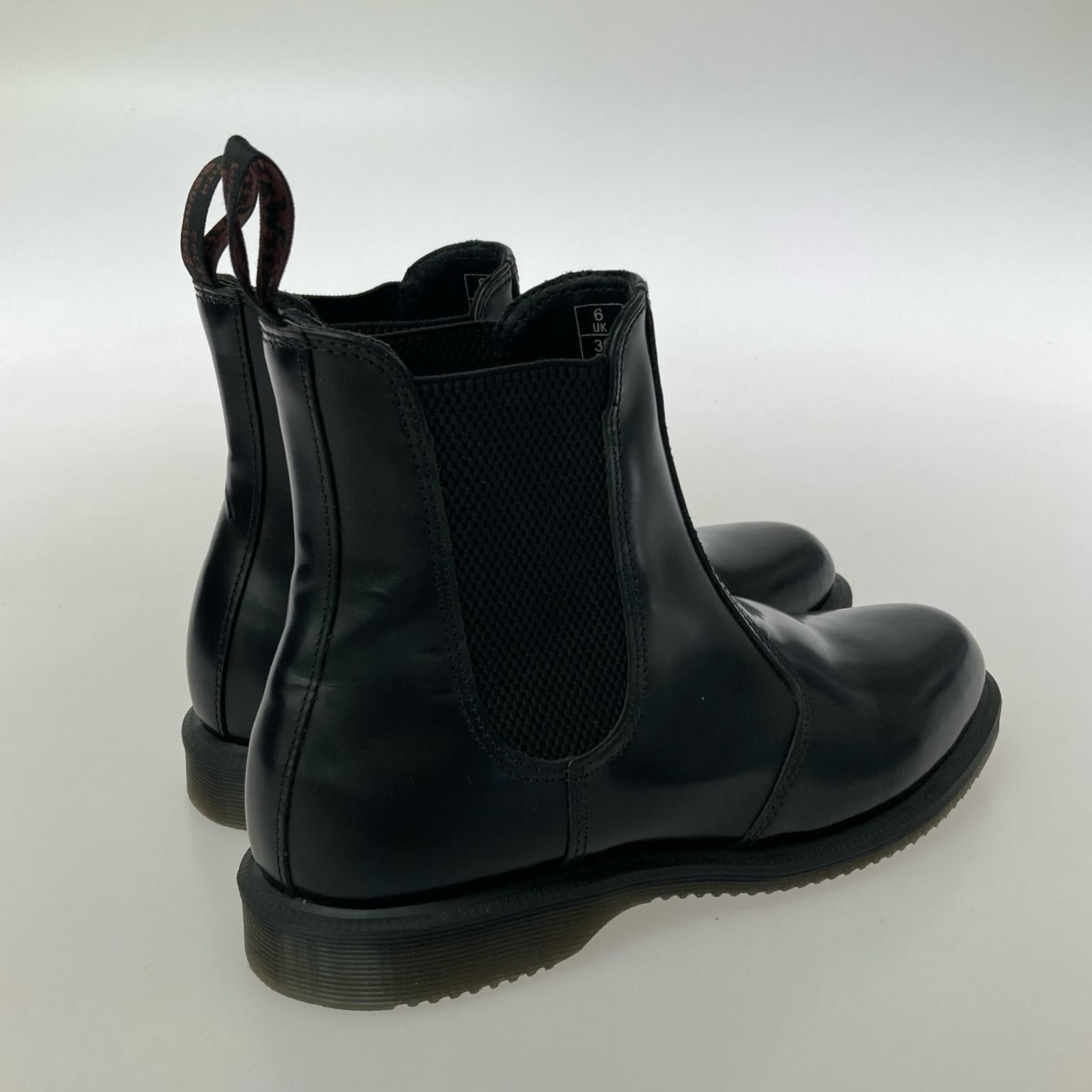 ブーツ FLORA チェルシー ブーツ 24.5cm (US6 1/2 UK6 EU39) ブラック