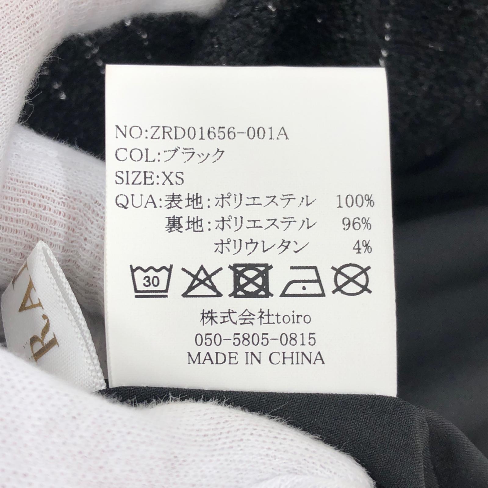 ワンピース RANDY/2wayカービーツイードワンピース/黒 ブラック