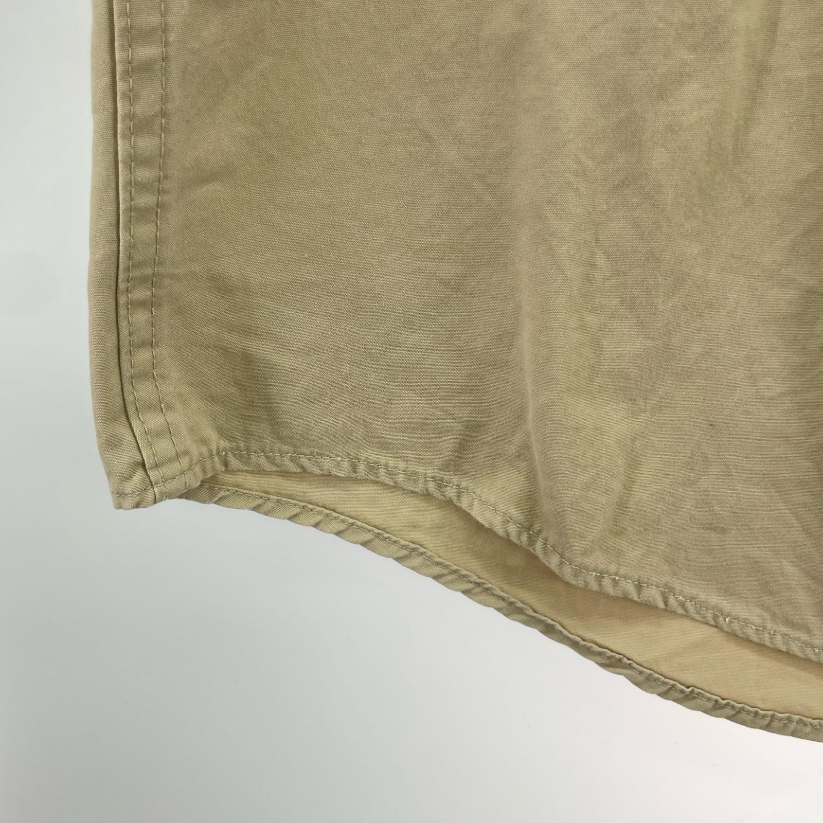 長袖シャツ FOLSON USA製シャツ 茶 40 40 ブラウン