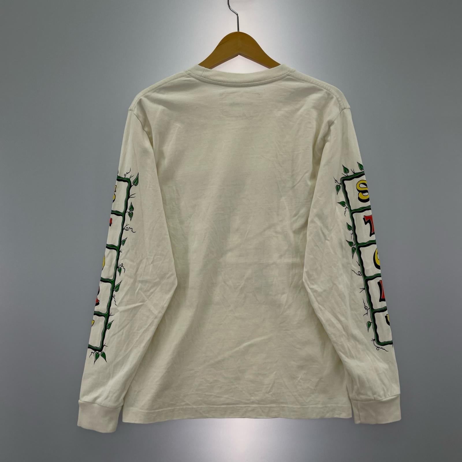 長袖Tシャツ Story mfg カレンダーグラフィック S ホワイト