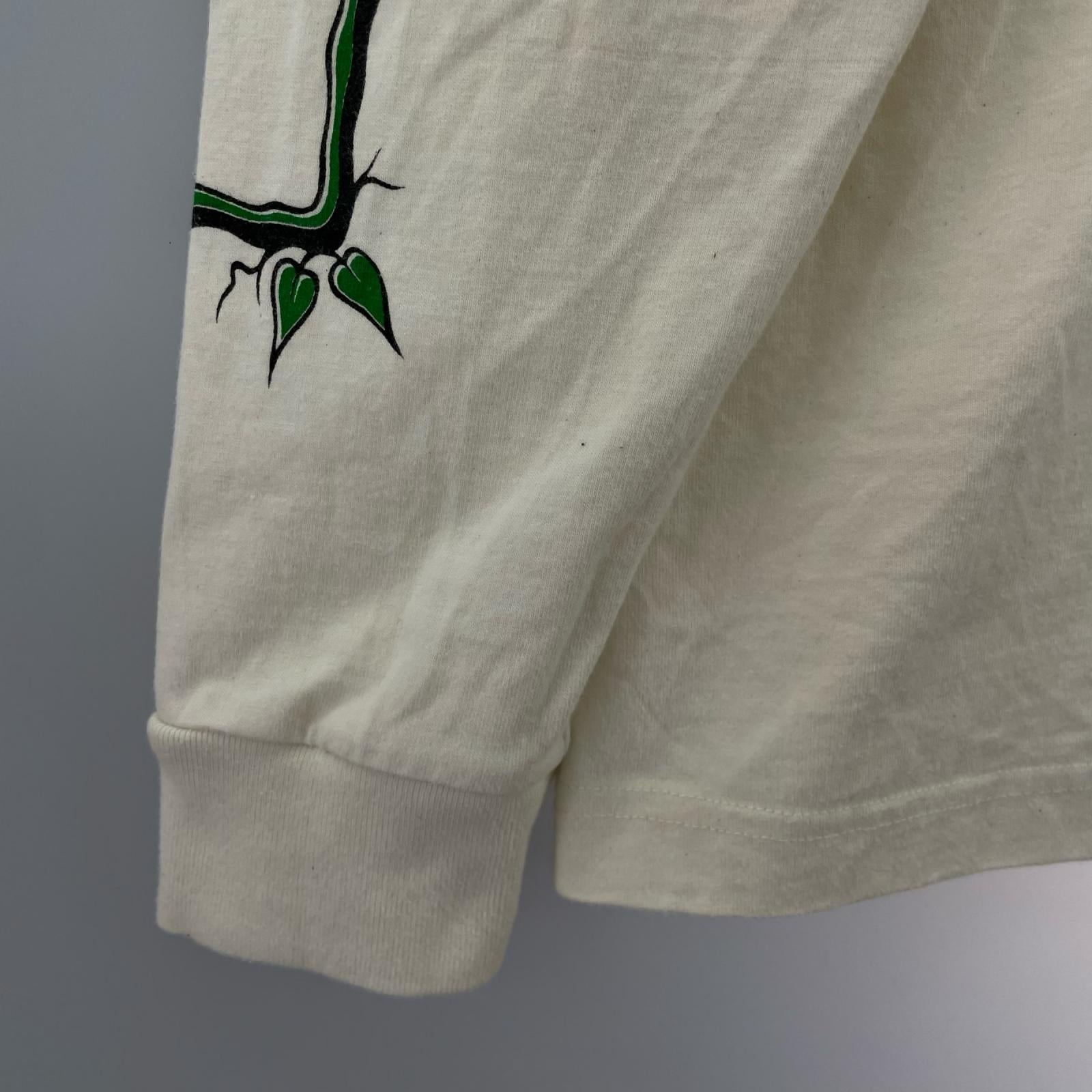 長袖Tシャツ Story mfg カレンダーグラフィック S ホワイト