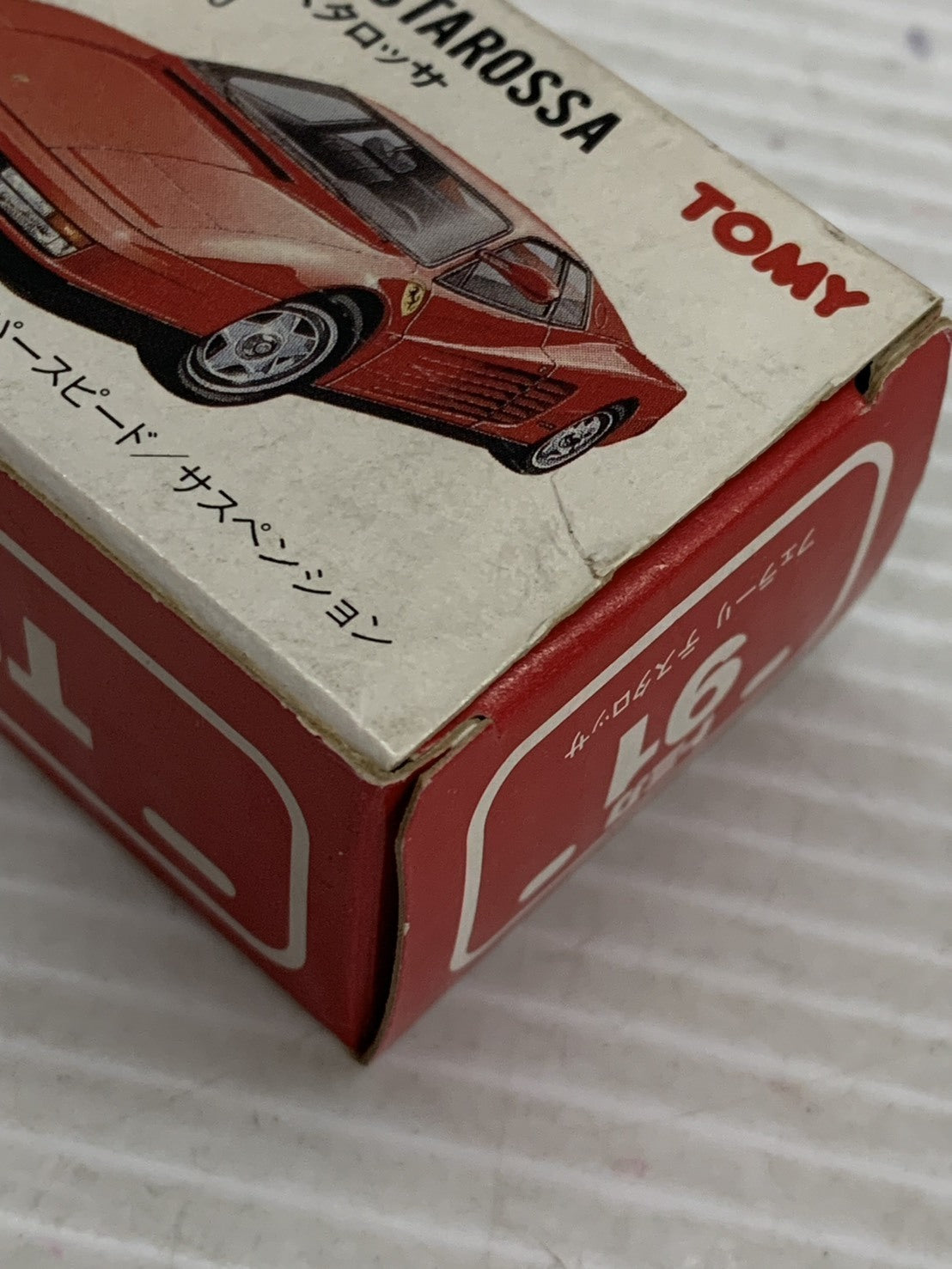 赤箱 91 日本製 フェラーリ テスタロッサ トミカ